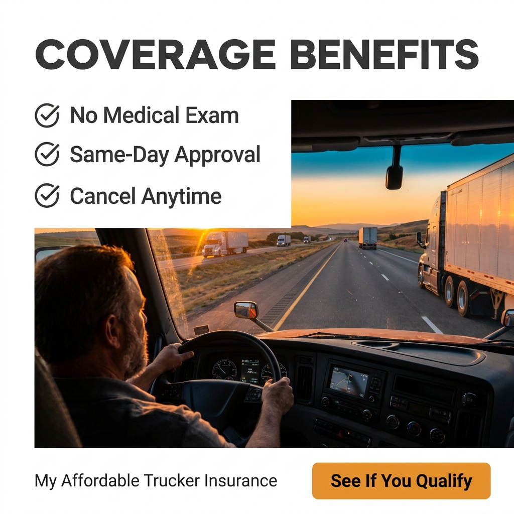 My Affordable Trucker Insurance Facebook ad
