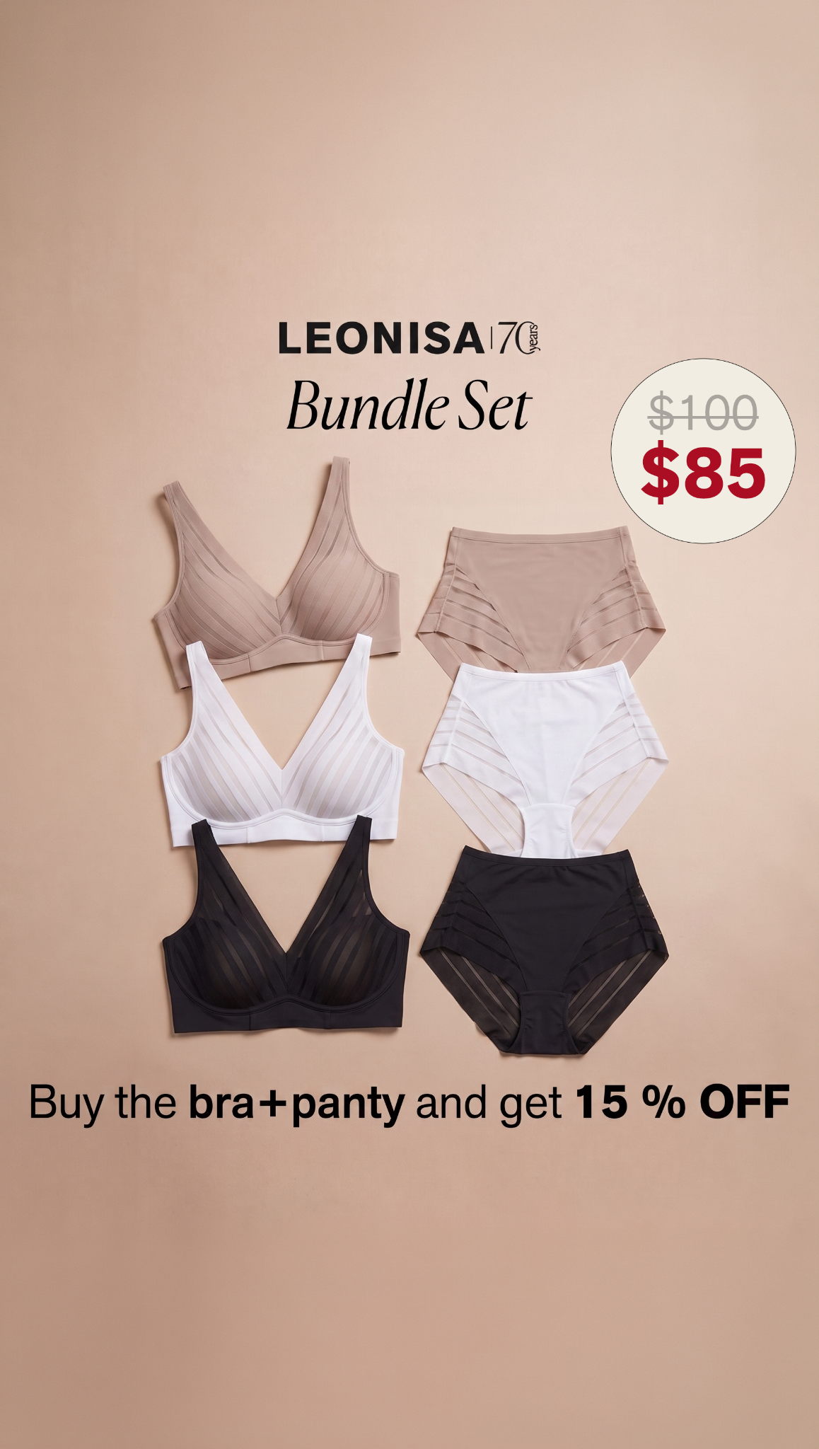 Leonisa Facebook ad: Find your perfect match