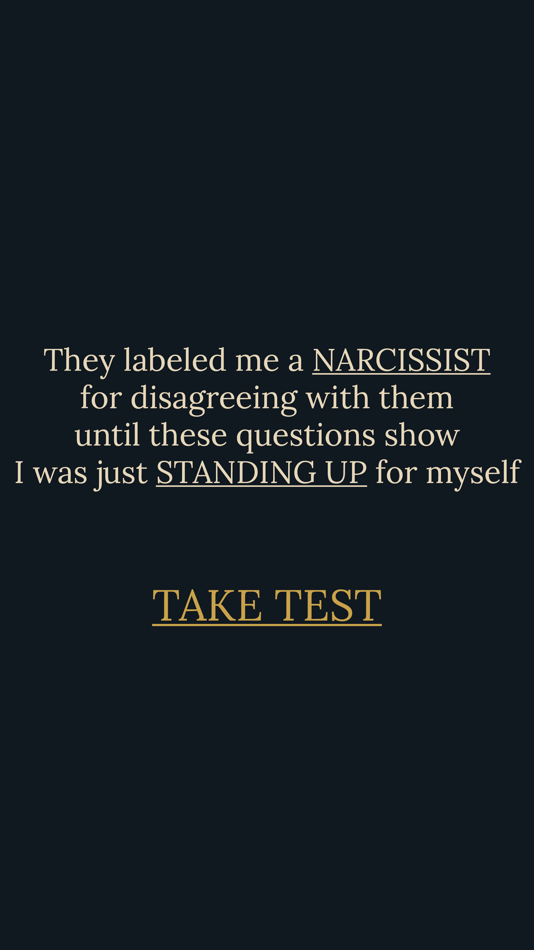 Personality Type Facebook ad