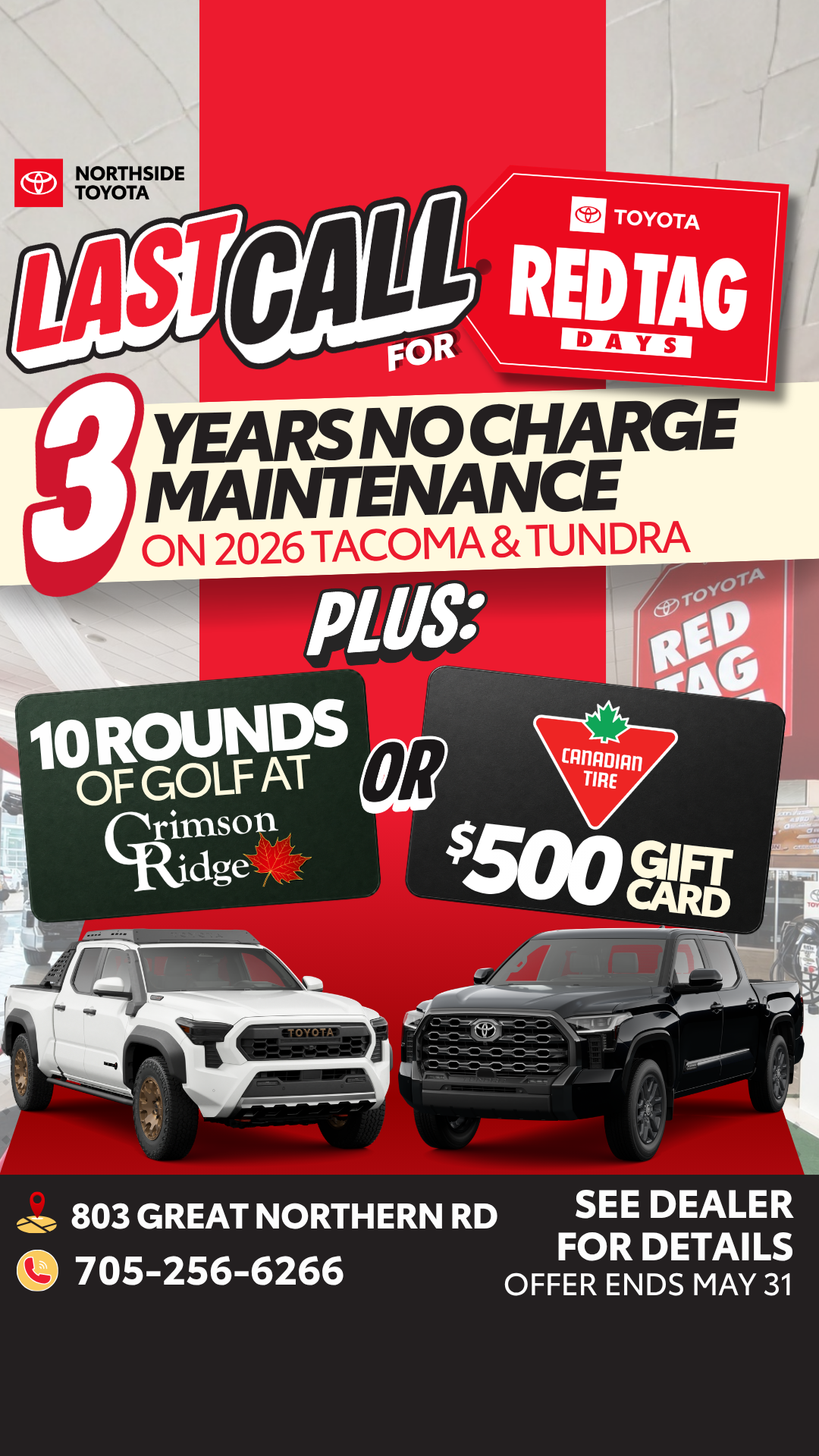 Northside Toyota SSM Facebook ad from May 8, 2026