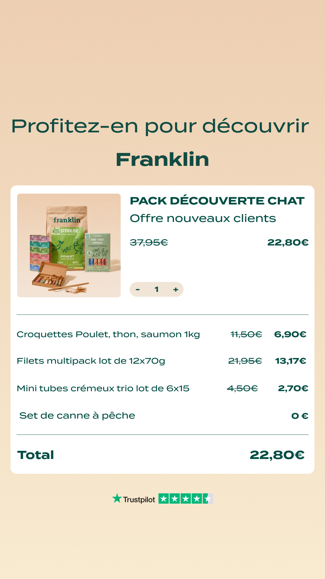 Franklin Pet Food Facebook ad