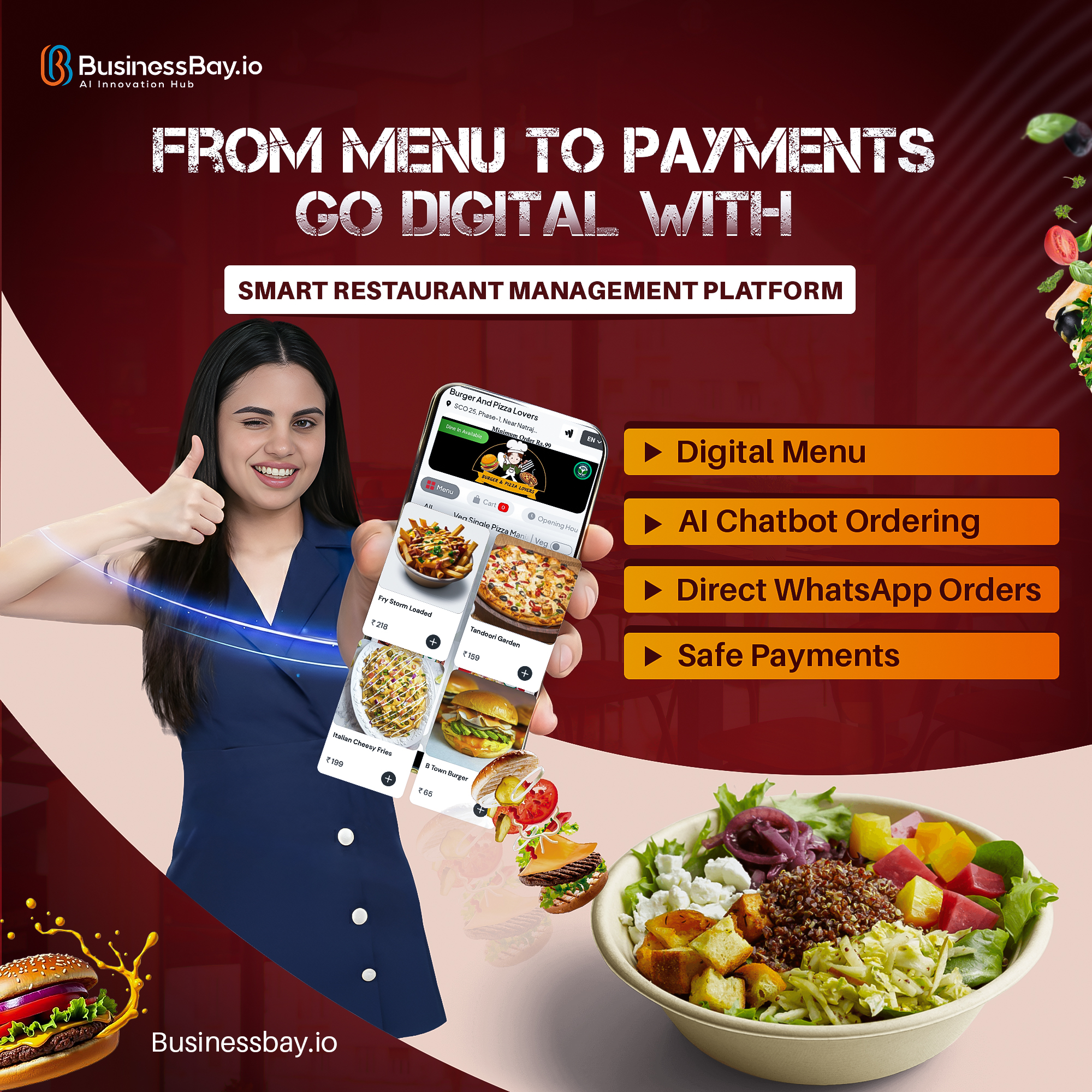 Business Bay Facebook ad