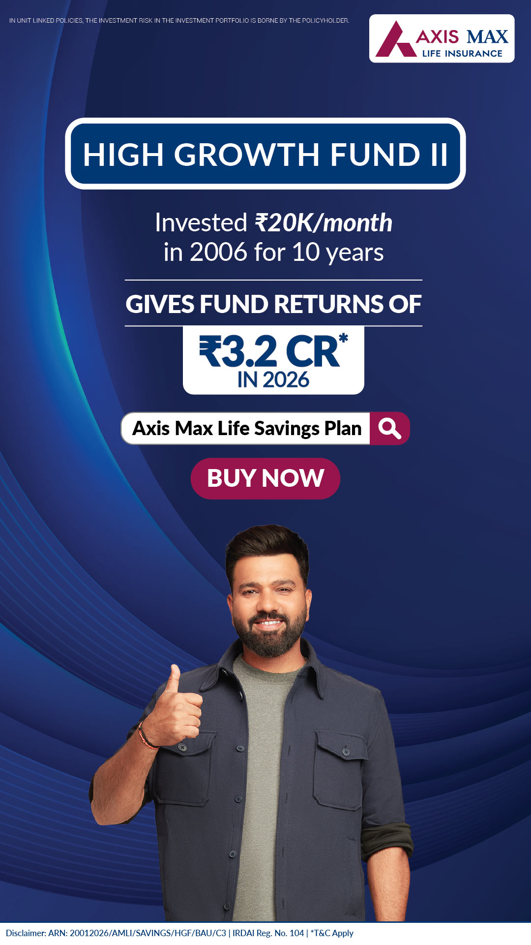 Axis Max Life Insurance Facebook ad