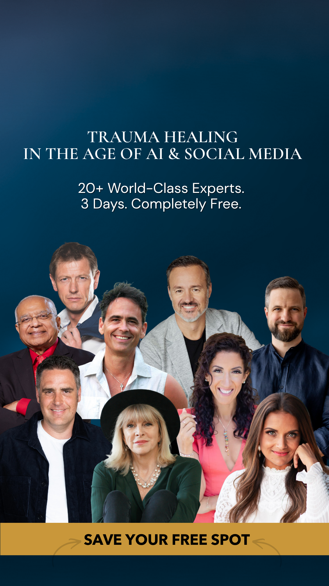 I Challenge You Facebook ad: Trauma Healing in the Age of AI & Social Media Summit