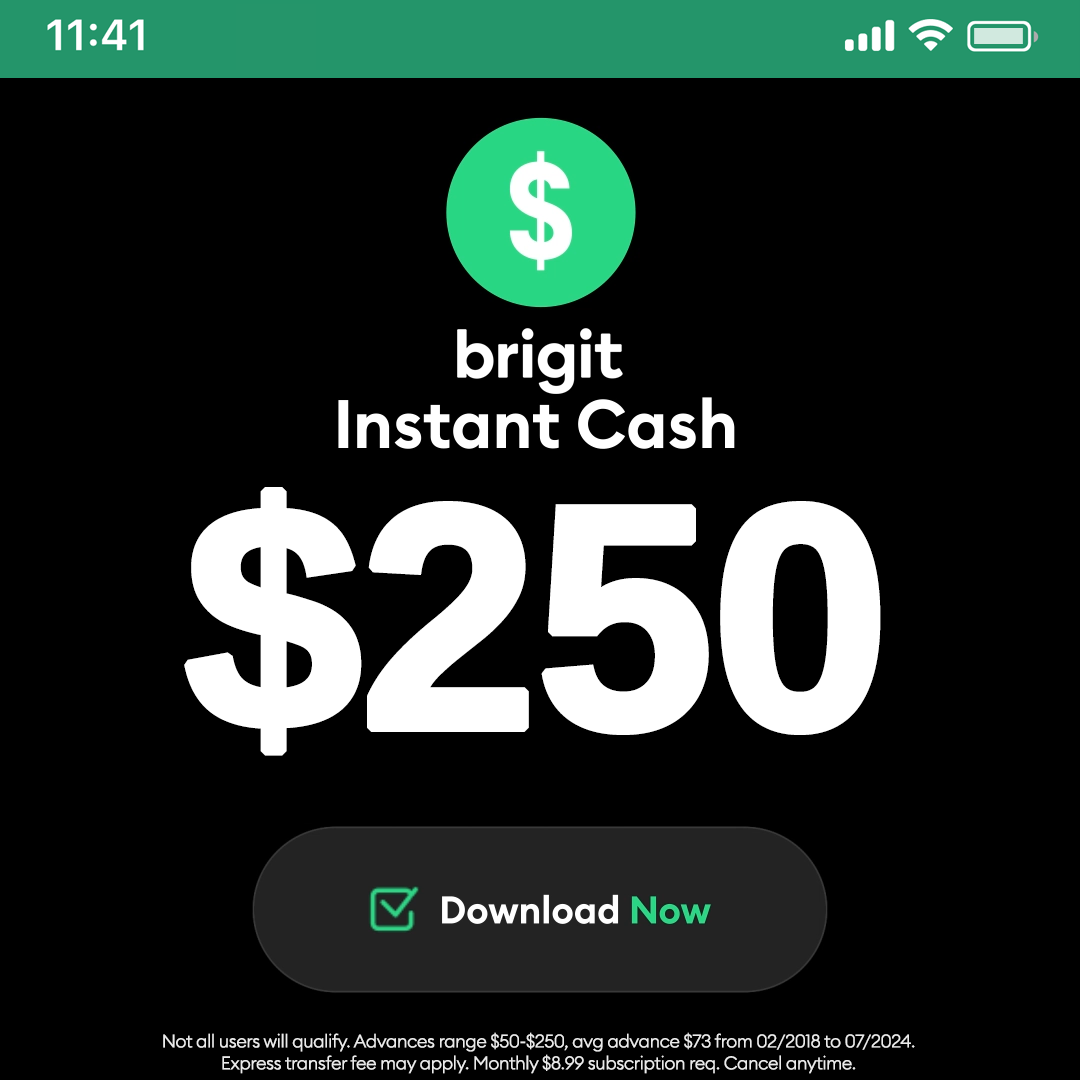 Brigit Facebook ad