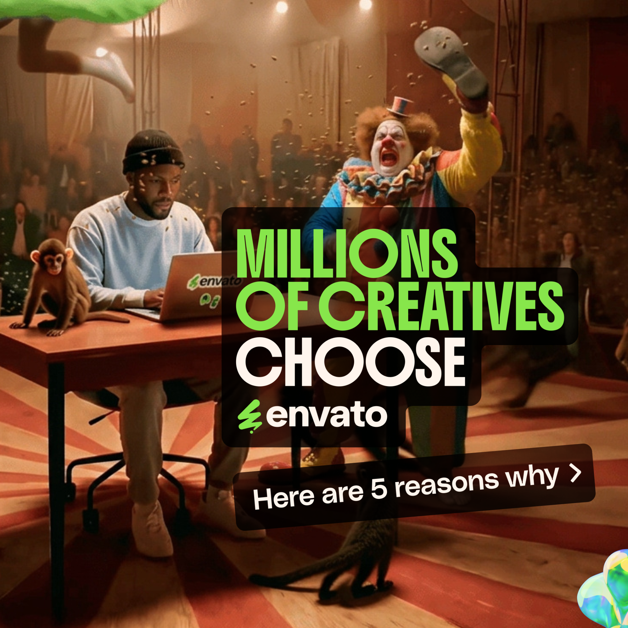 Envato Facebook ad
