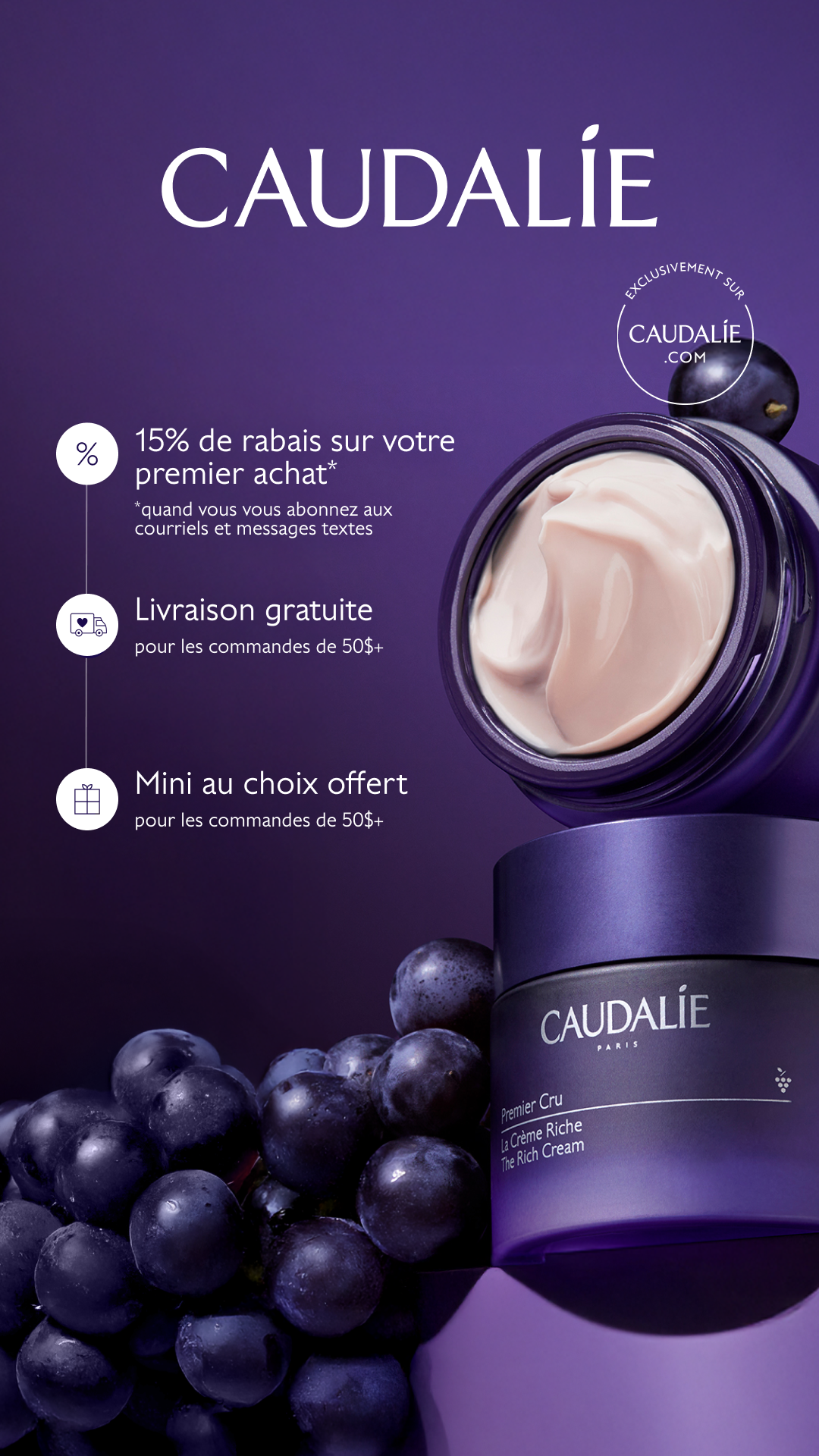 Caudalie Facebook ad
