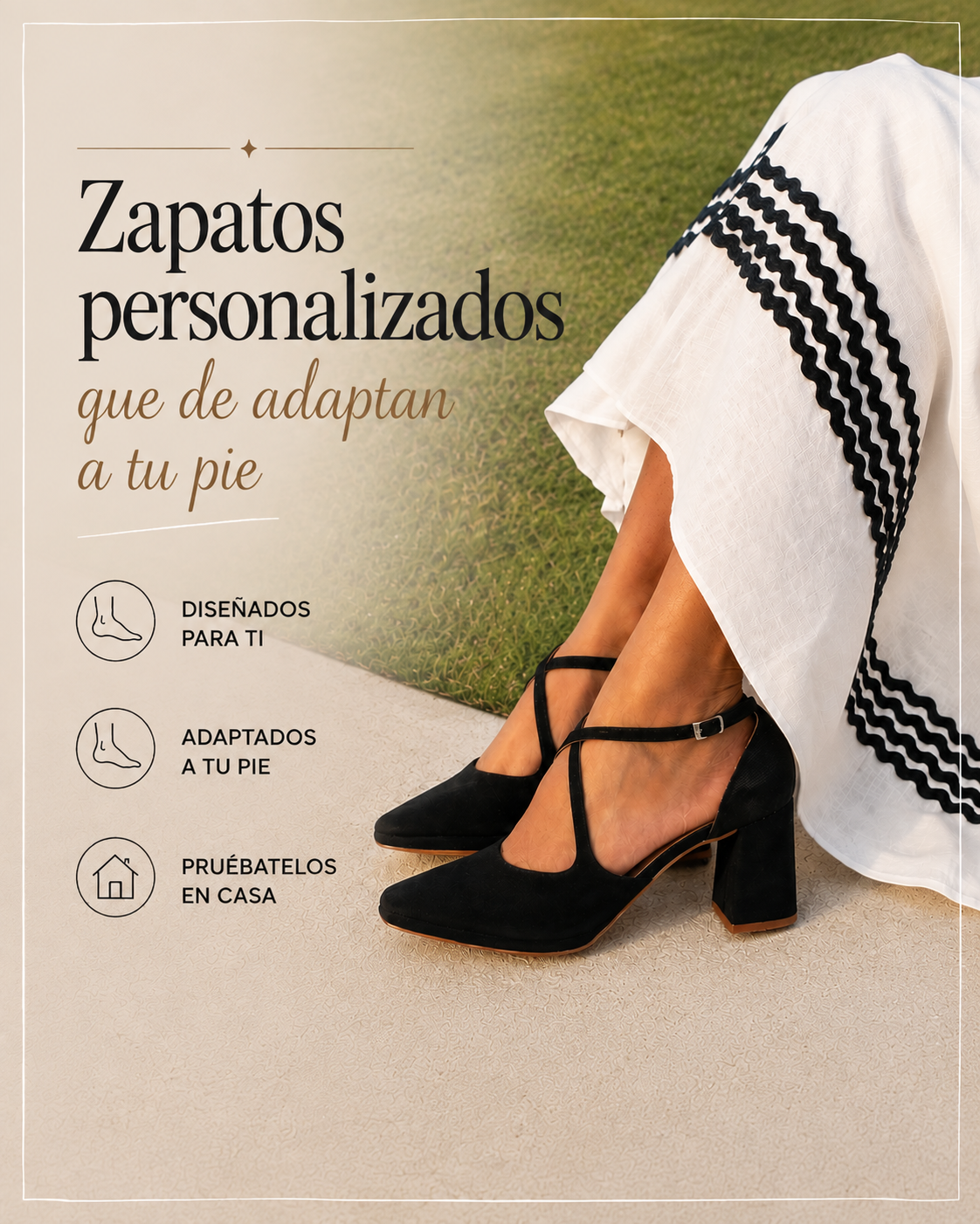 kreatyshoes Facebook ad: Diseña unos zapatos únicos