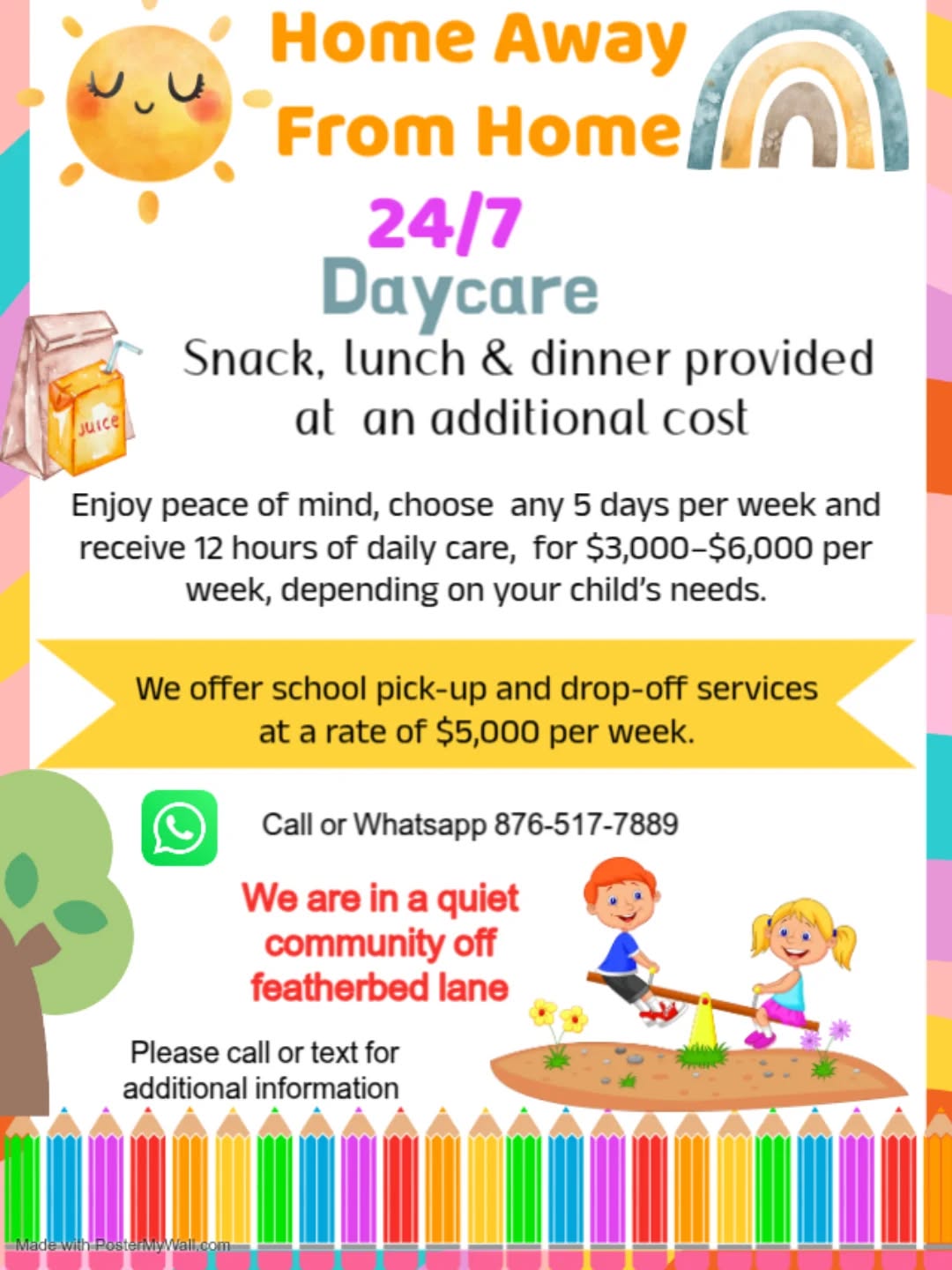 home_awayfromhomedaycare Facebook ad: We know how important it is for you…