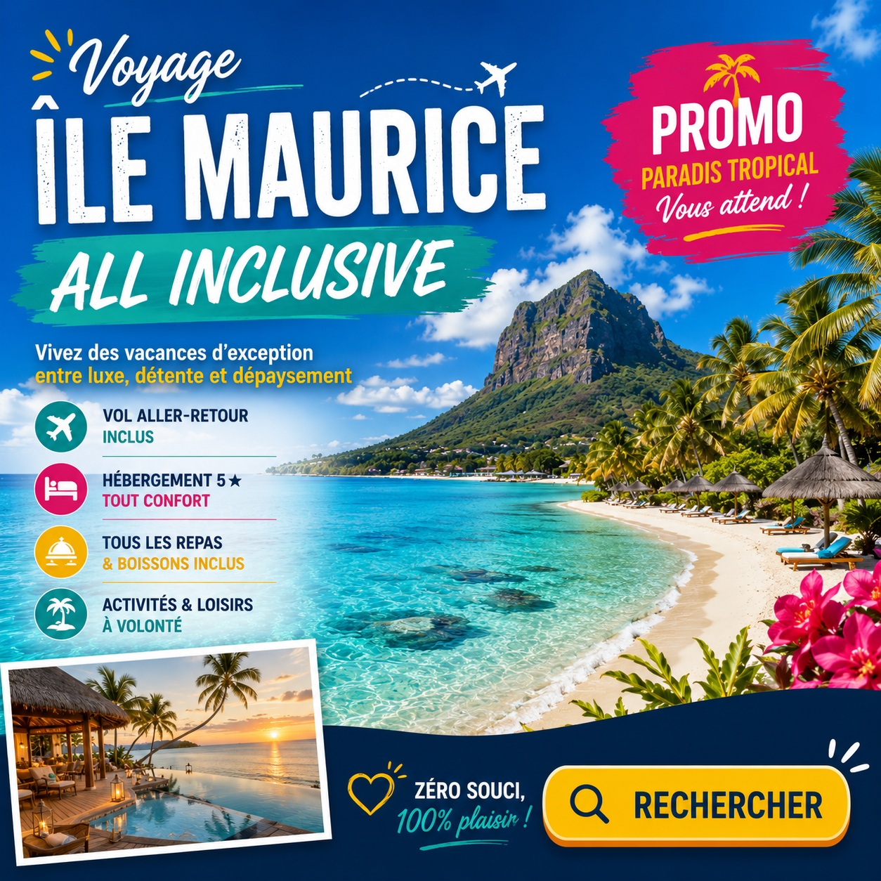 Travel Deals Facebook ad