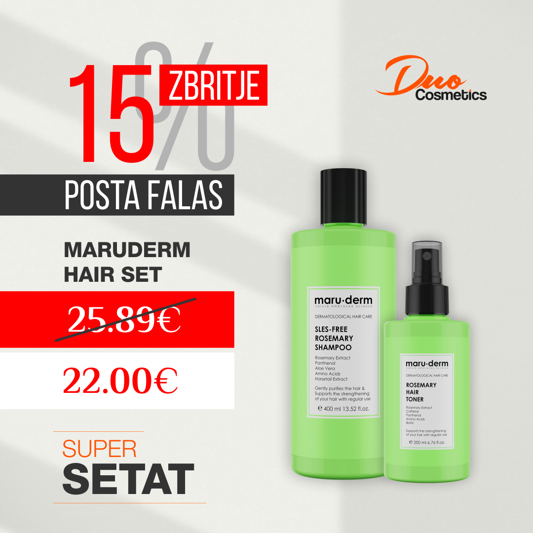 DUO Cosmetics Facebook ad: SUPER SETET, TANI NË OFERTË!