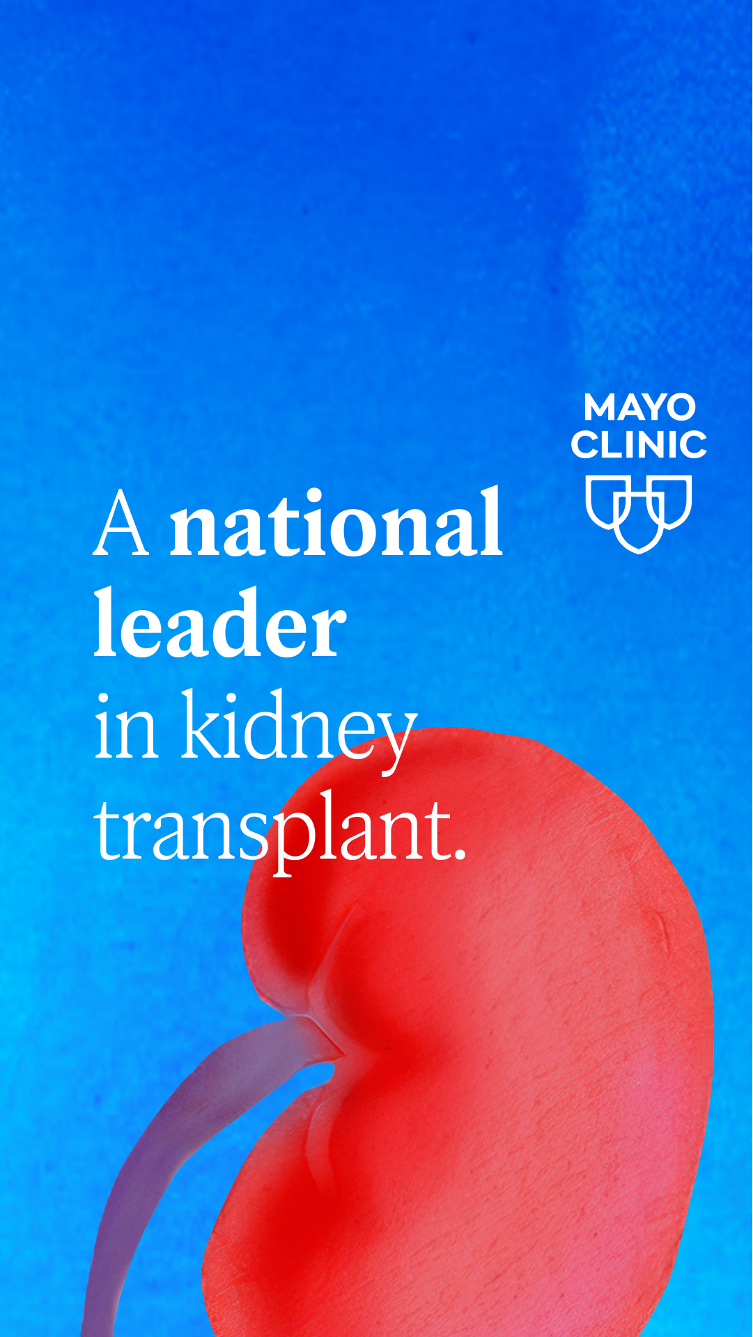 Transplantation at Mayo Clinic Facebook ad