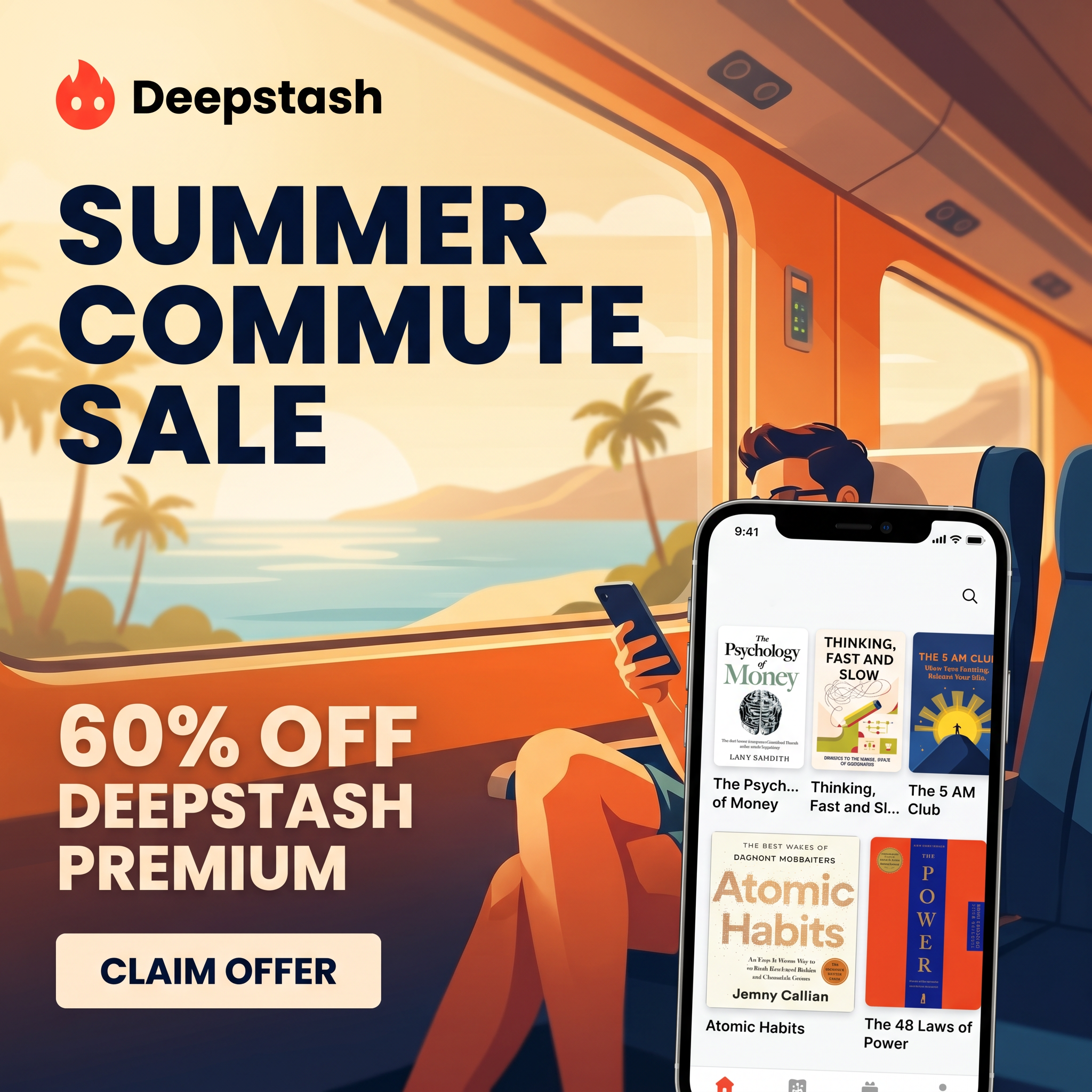 Deepstash Facebook ad