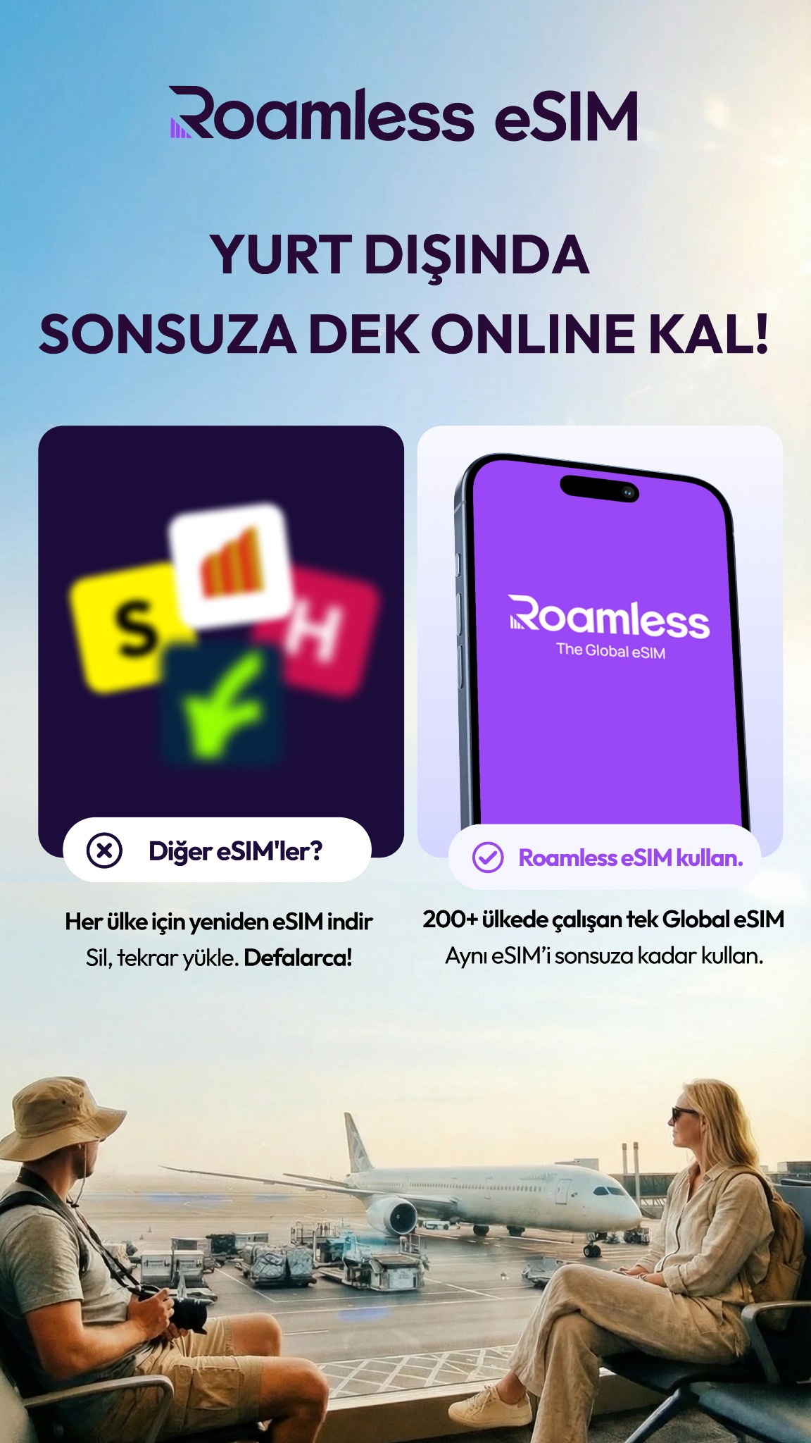 Roamless Facebook ad