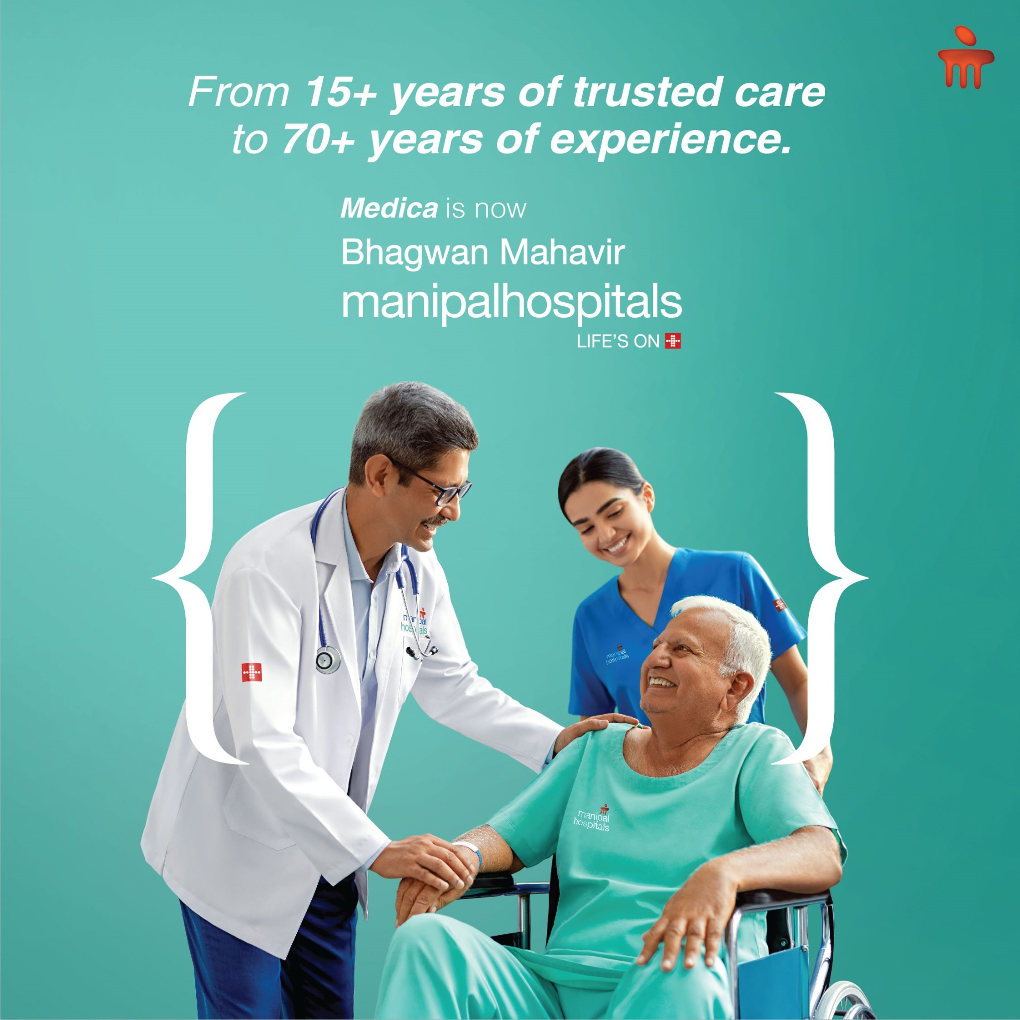 Manipal Hospitals Facebook ad: Medica is now Bhagwan Mahavir Manipal Hospitals