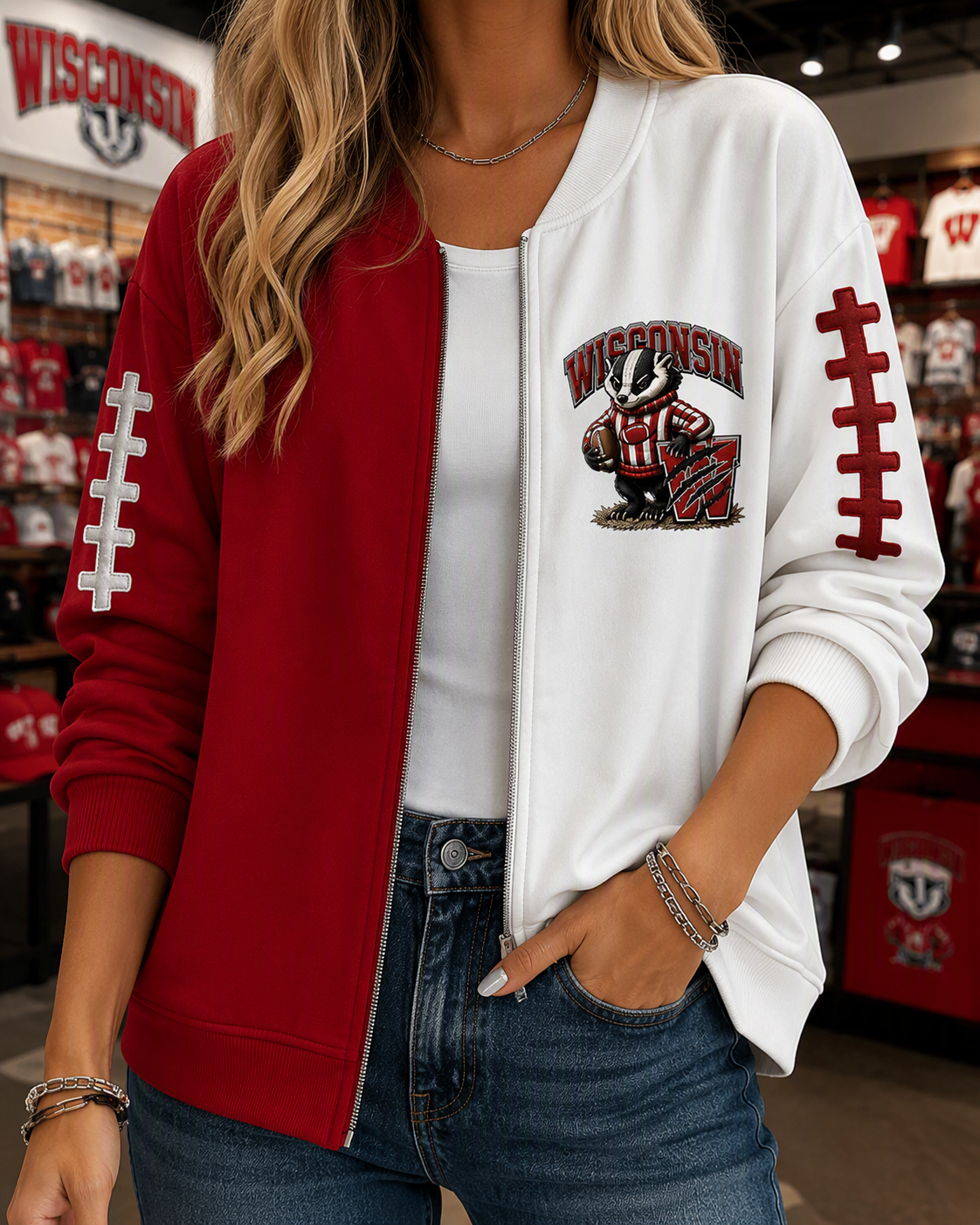 USA Game Day Jersey Supply · Built to Victory Facebook ad: Made In Madison Officially Authentic Jersey