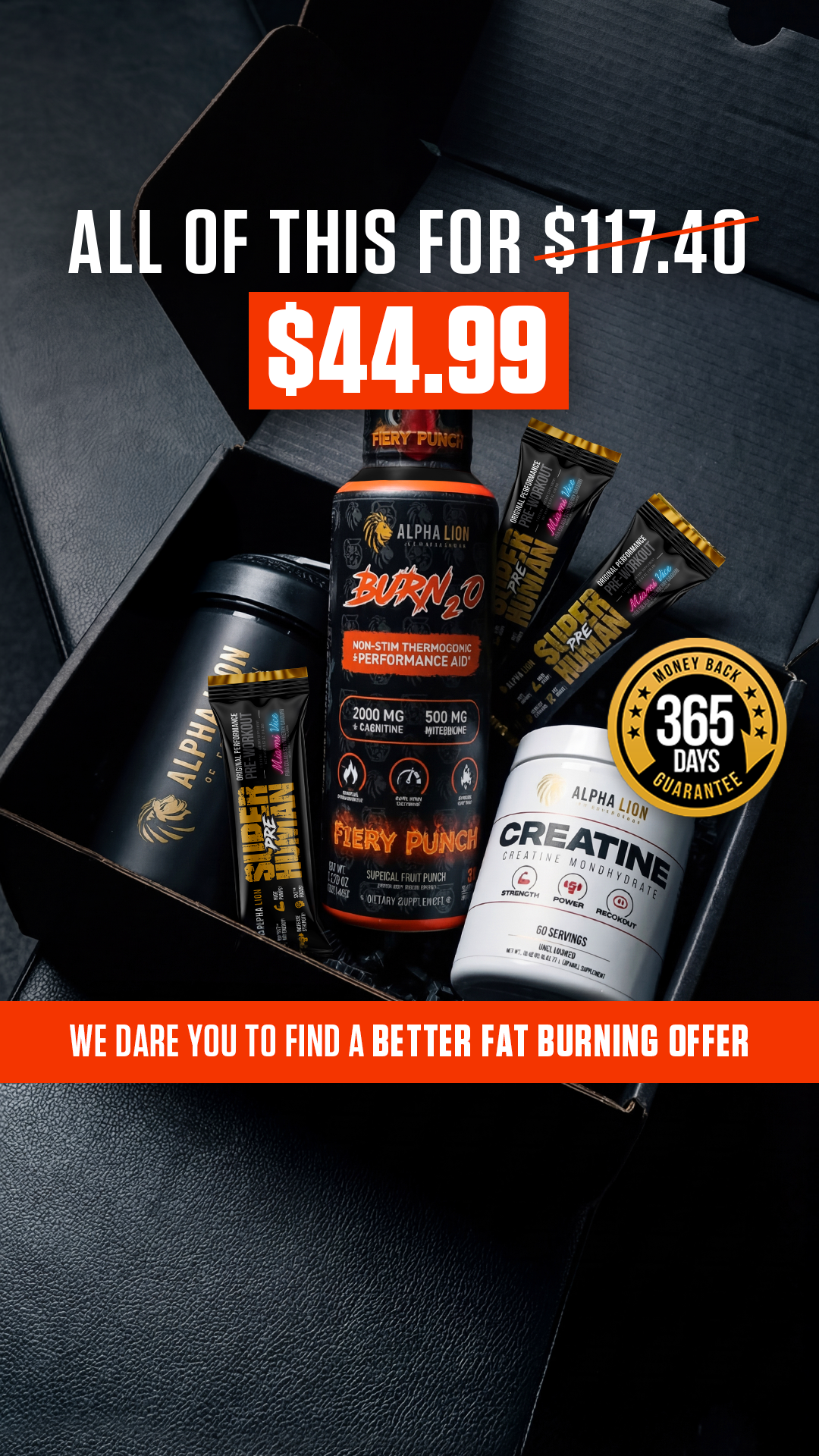 Alpha Lion Facebook ad