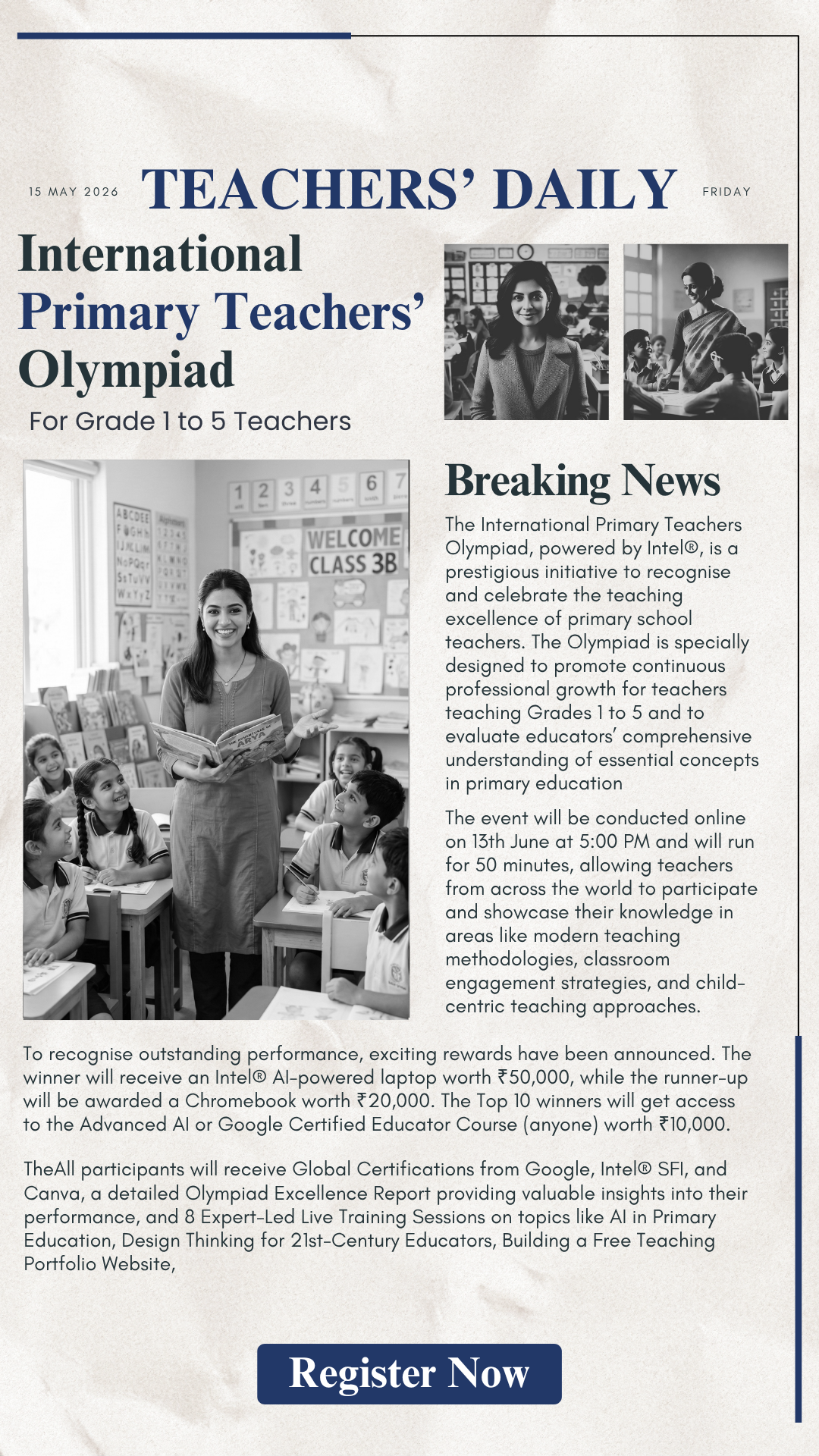 upEducators Academy Facebook ad