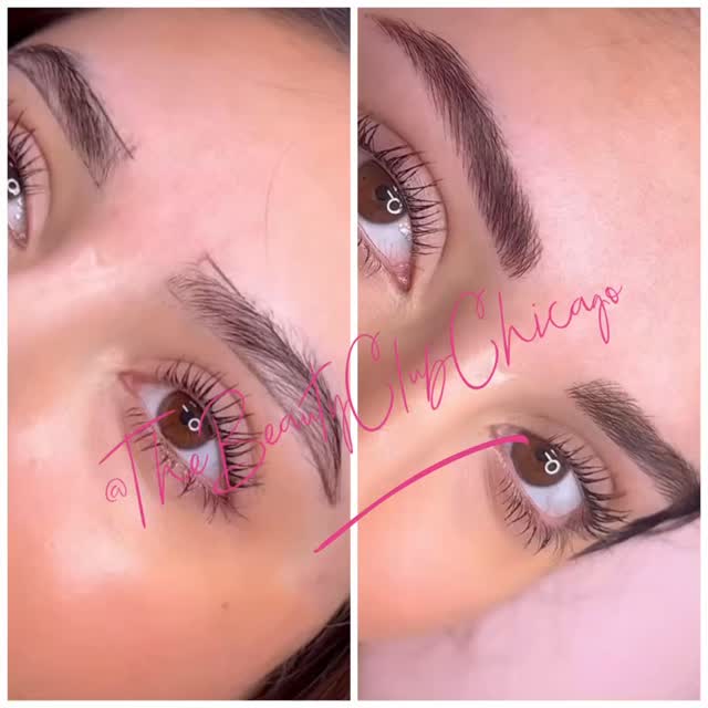 The Beauty Club Chicago Facebook ad: MICROBLADING CLINIC