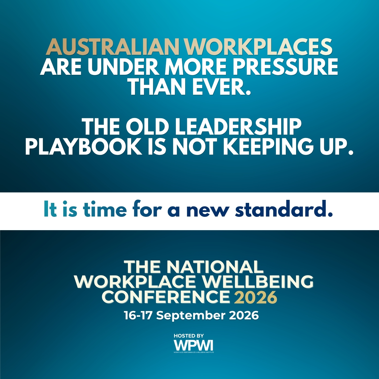 Workplace Performance and Wellbeing Institute Facebook ad from Aug 9, 2026