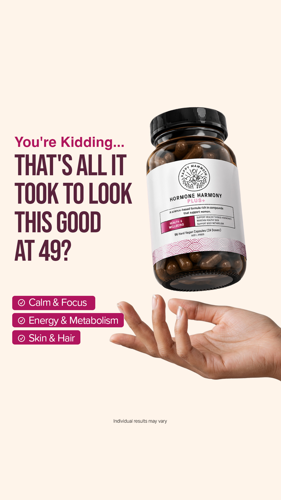 Happy Mammoth Facebook ad