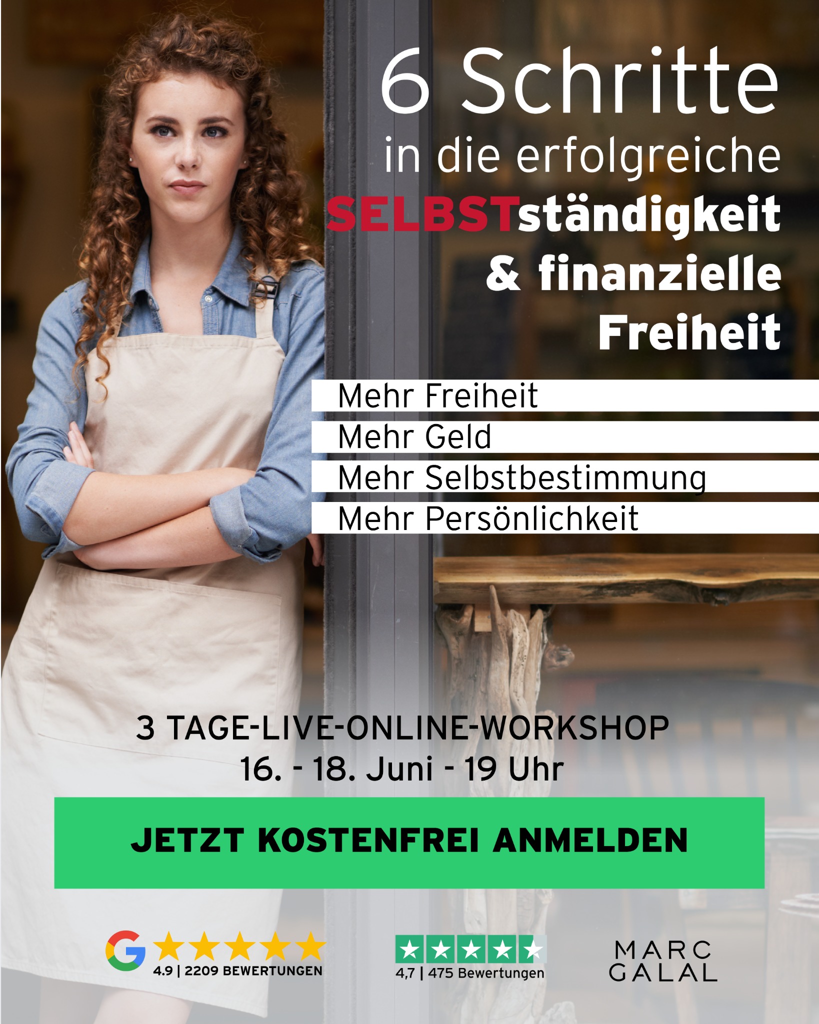 Marc Galal Facebook ad: Webinar