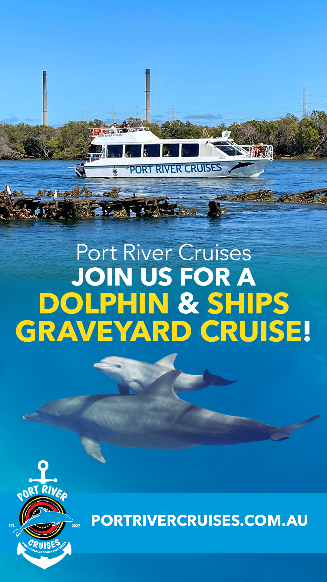 Port River Cruises Facebook ad