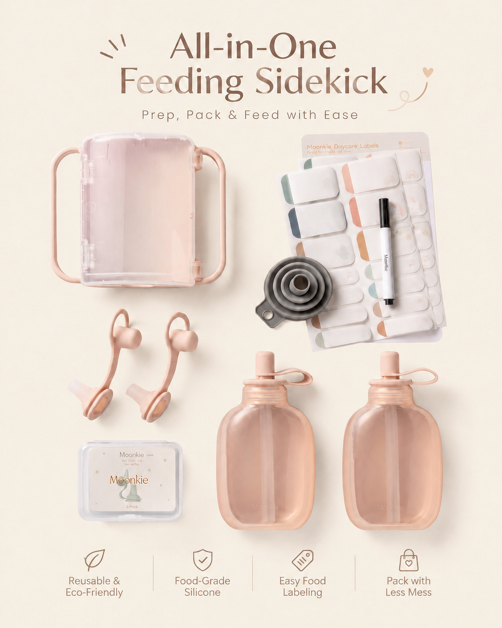 Moonkie Facebook ad: Everything You Need in One Set