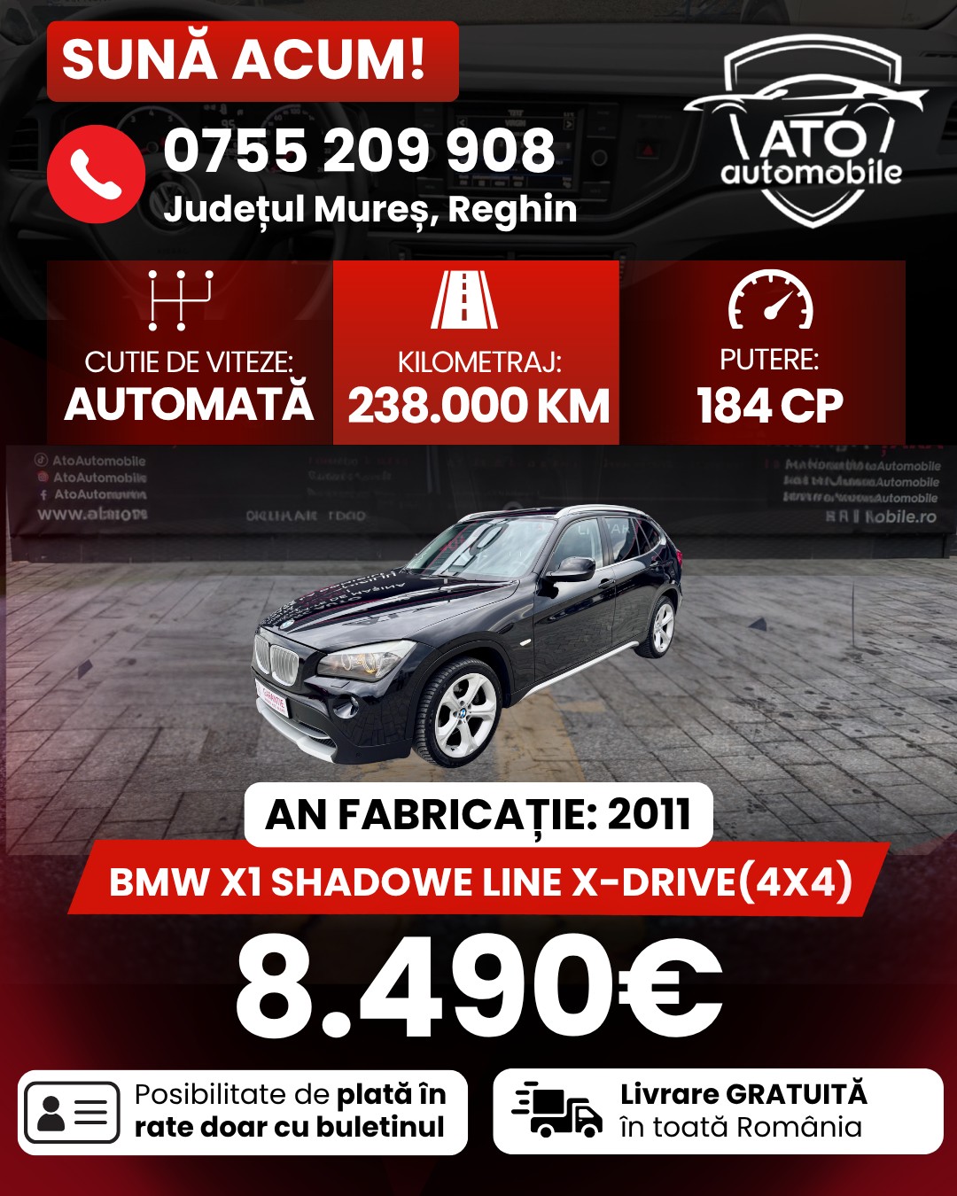 Ato Automobile Facebook ad