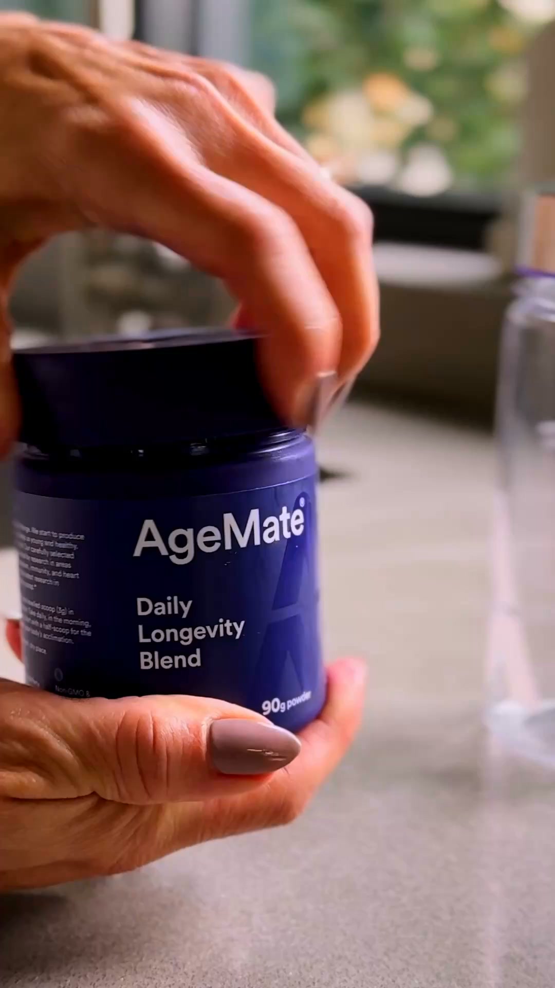 AgeMate Facebook ad: Agemate Daily Longevity Blend