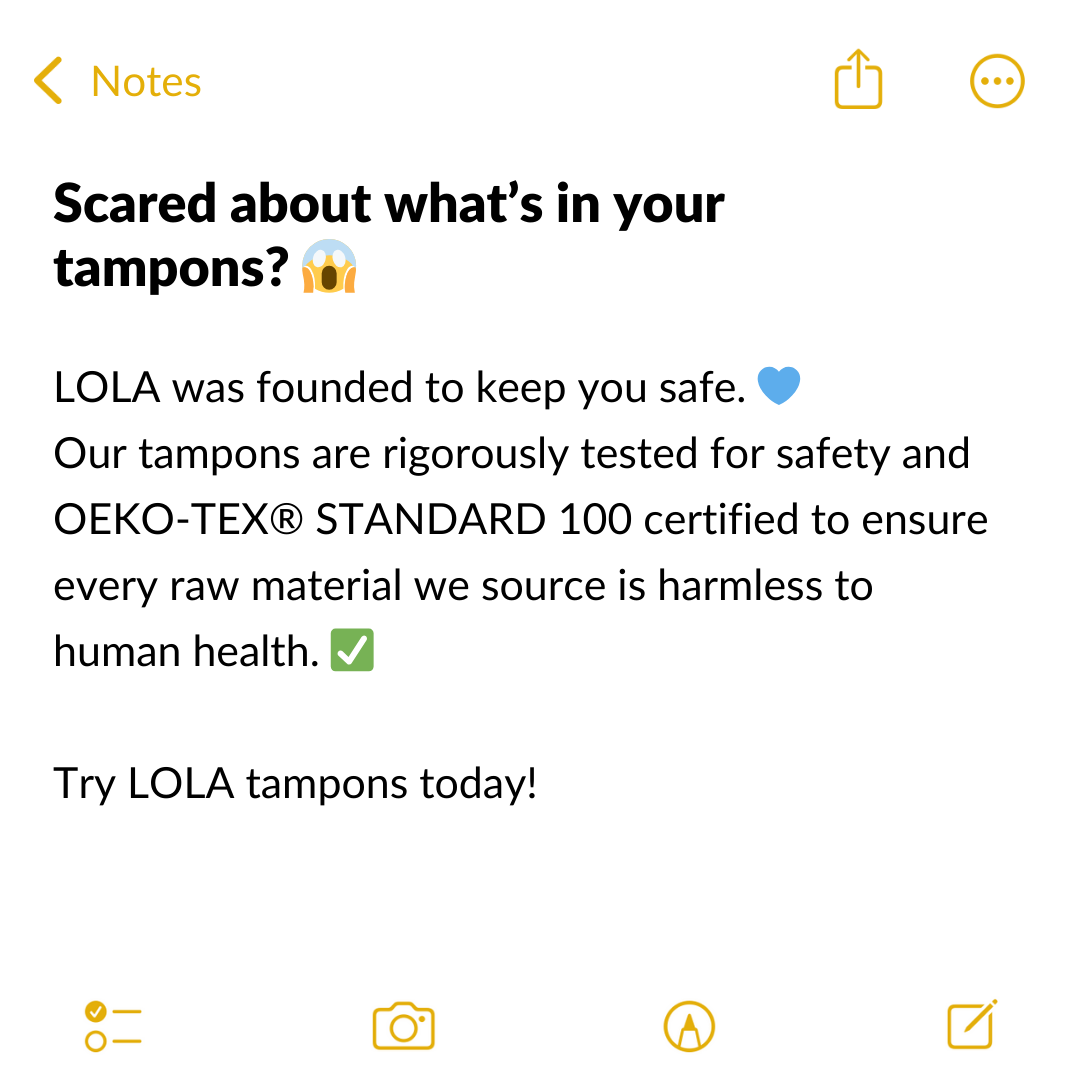 LOLA Facebook ad
