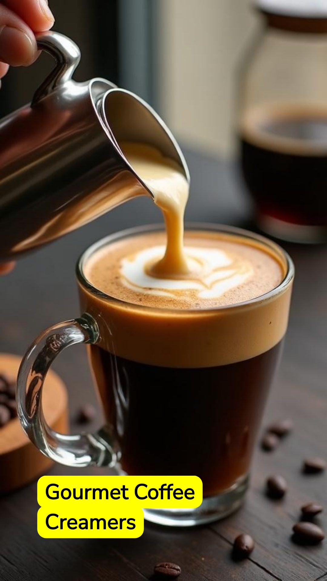 AdvisorBooth Here Facebook ad: Gourmet Coffee Creamers!