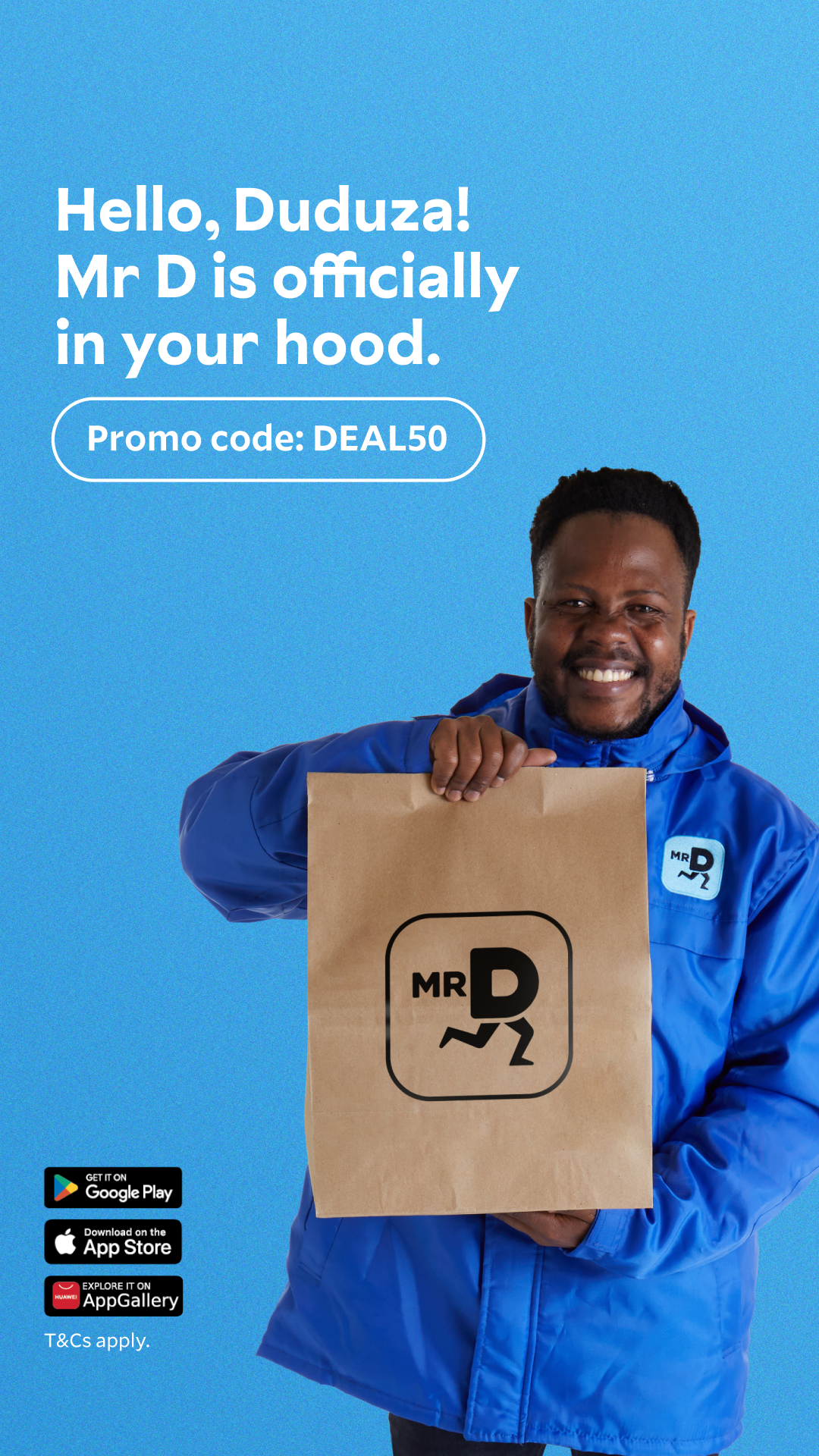 Mr D Facebook ad