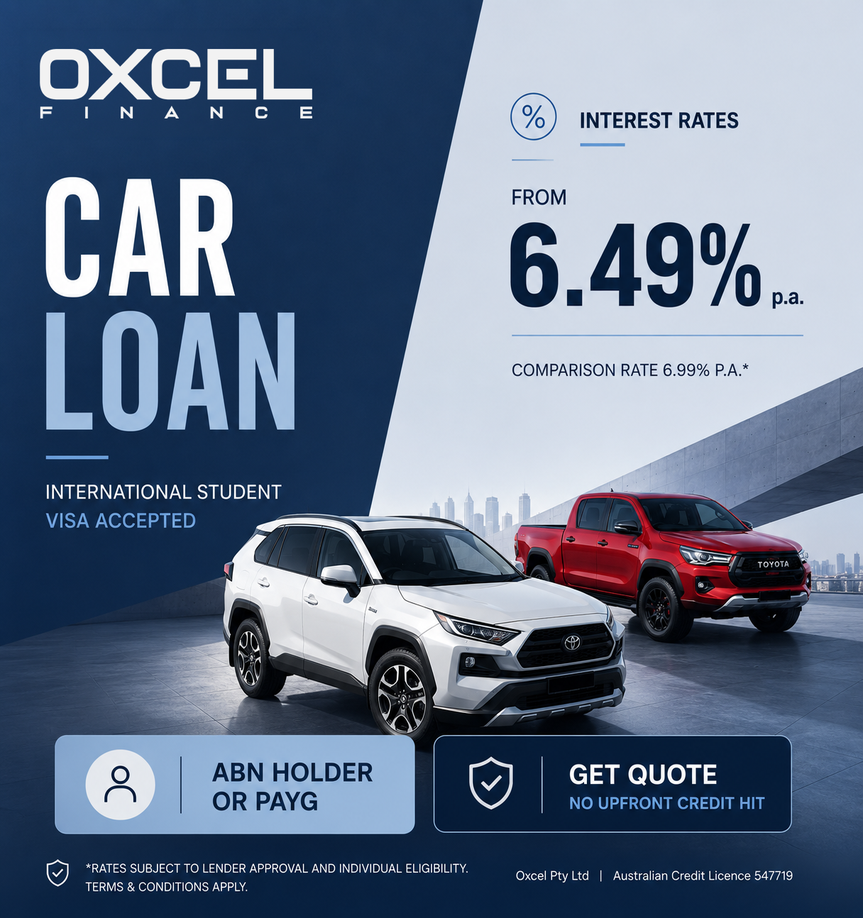 Oxcel Finance Facebook ad from May 20, 2026