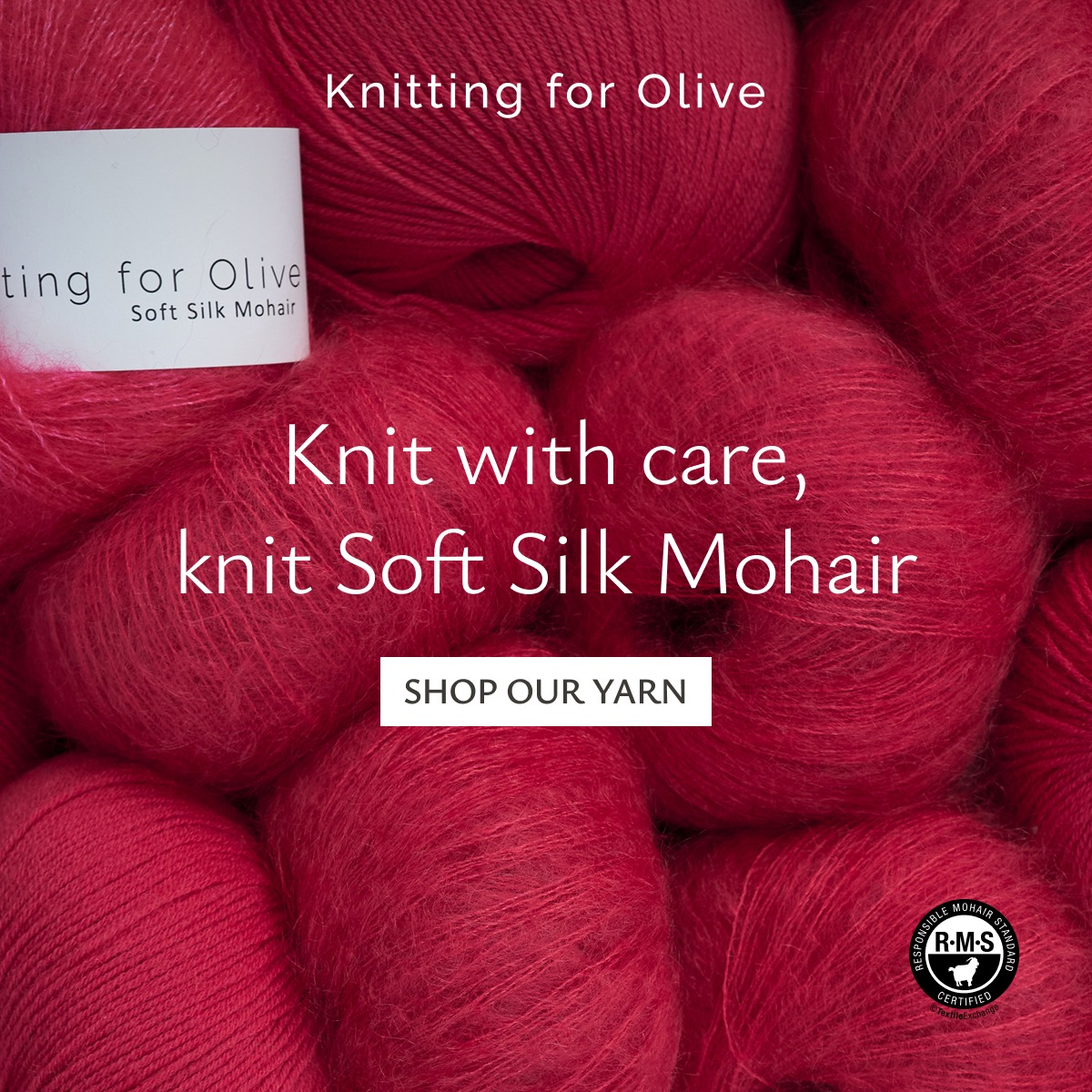 Knitting for Olive Facebook ad