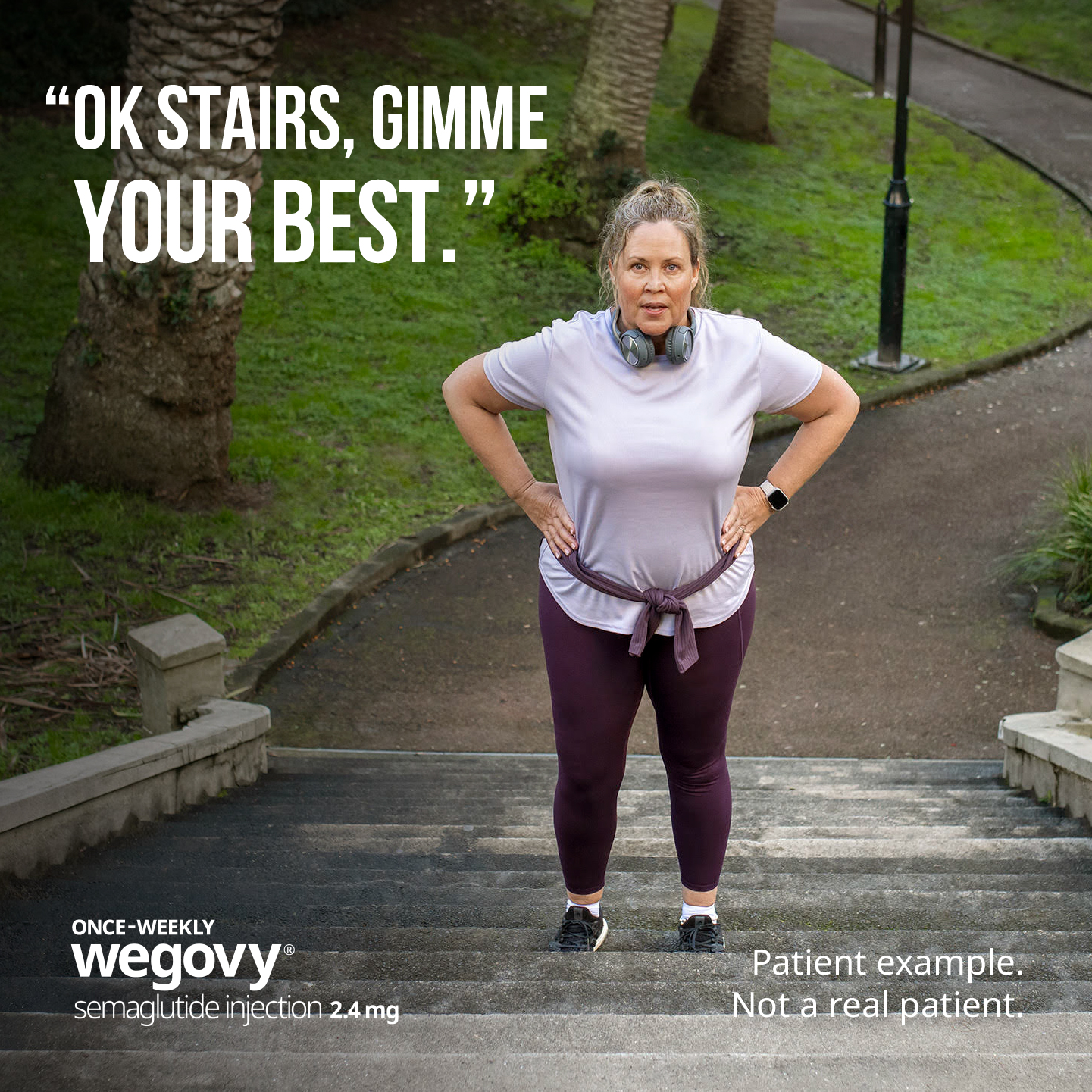 Novo Nordisk Facebook ad: Wegovy is the effective weight-loss medication that also…