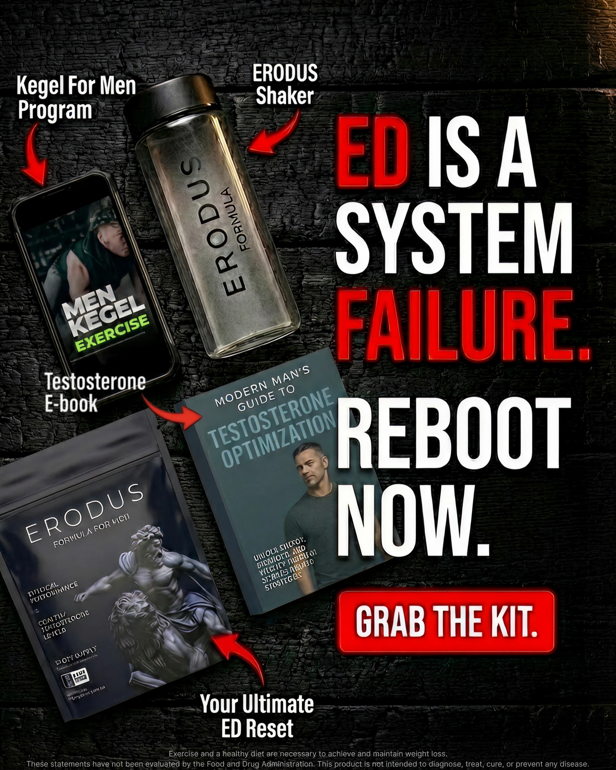 Erodus Formula For Men Facebook ad