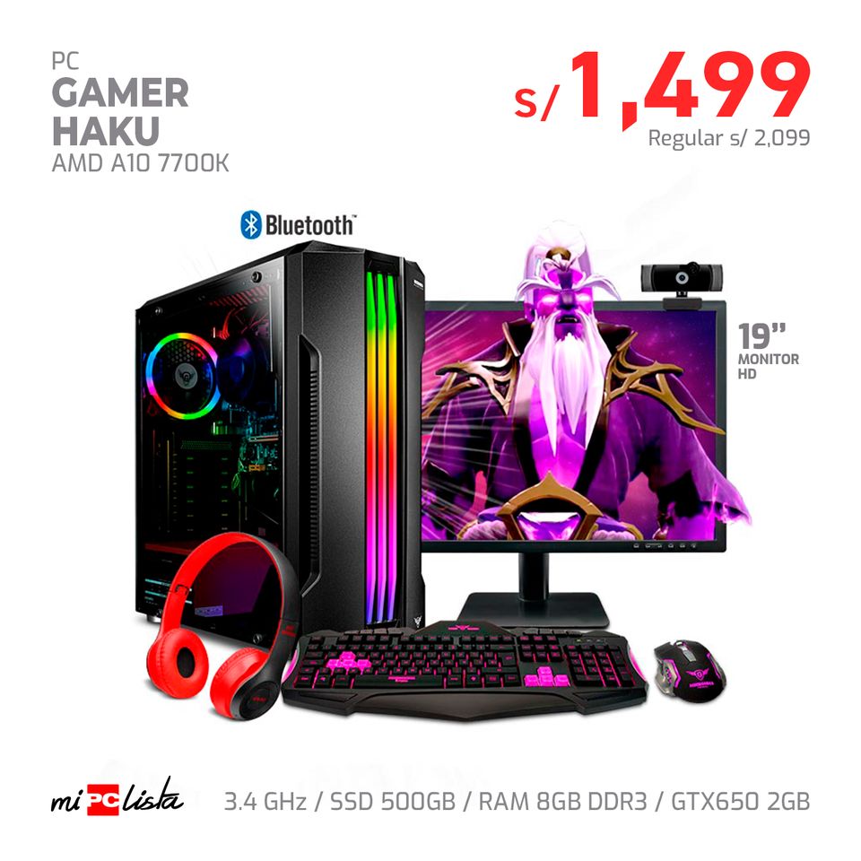 Cyberpc Facebook ad: Super Oferta de Computadoras Gamer desde S/1499 Promoción…