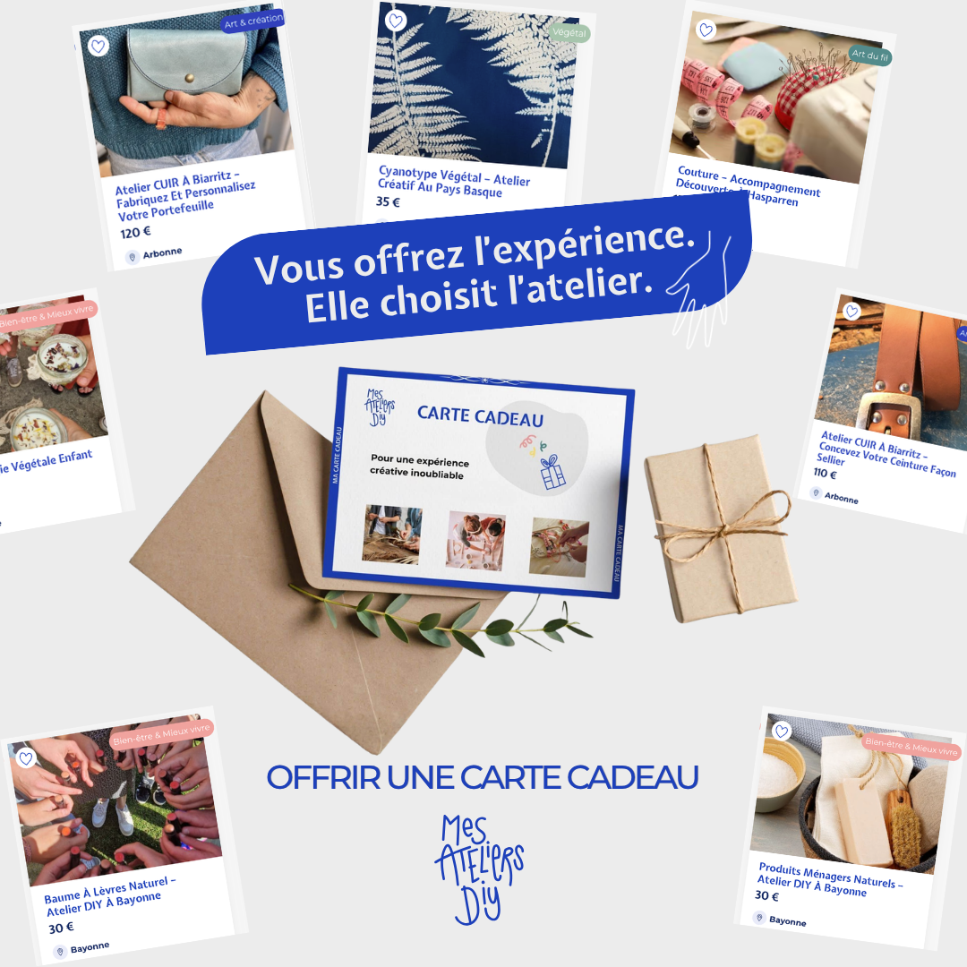 Mes Ateliers DIY Facebook ad: Vous hésitez? Offrez-lui le choix