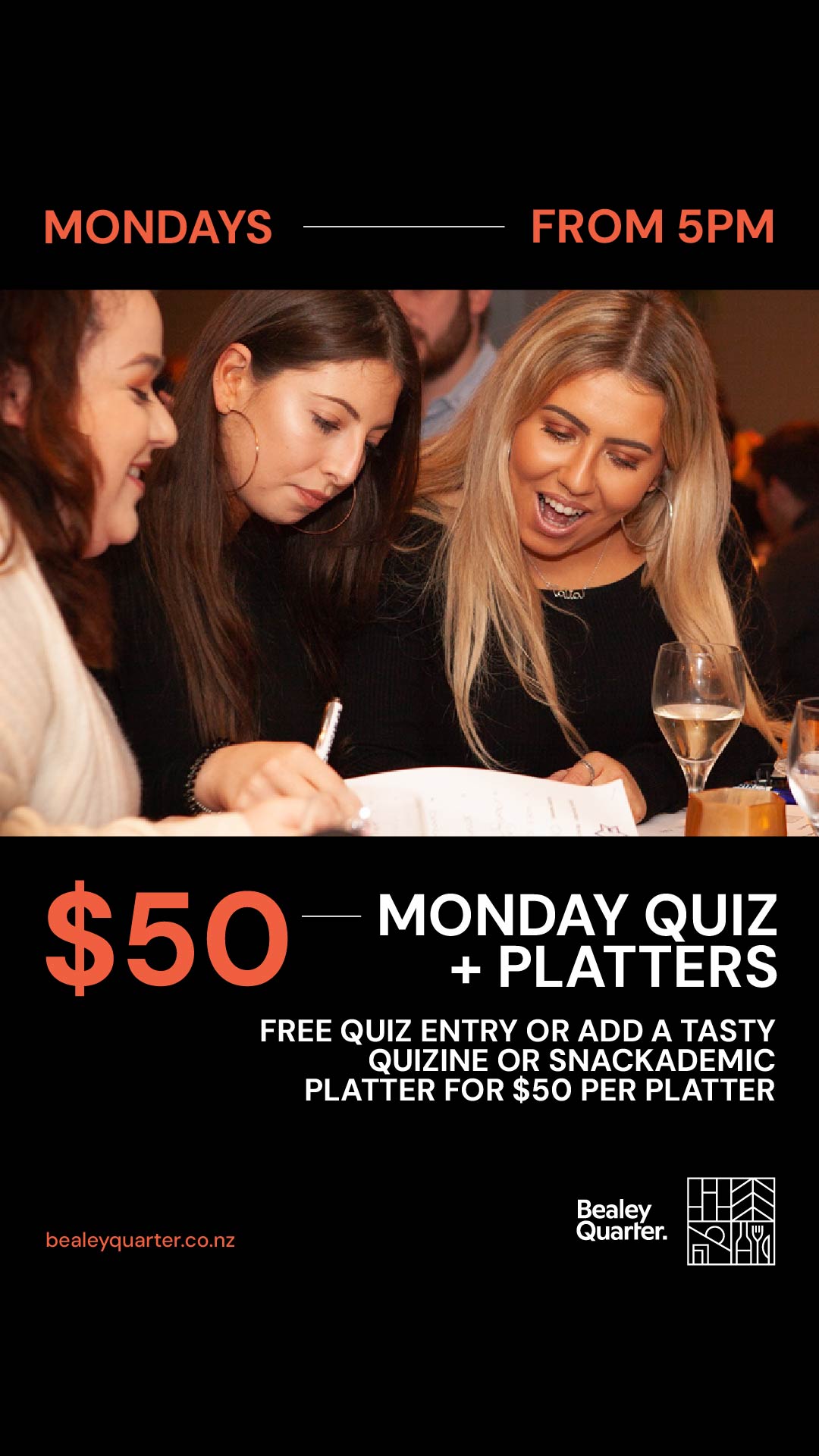 Bealey Quarter Facebook ad from Nov 18, 2025
