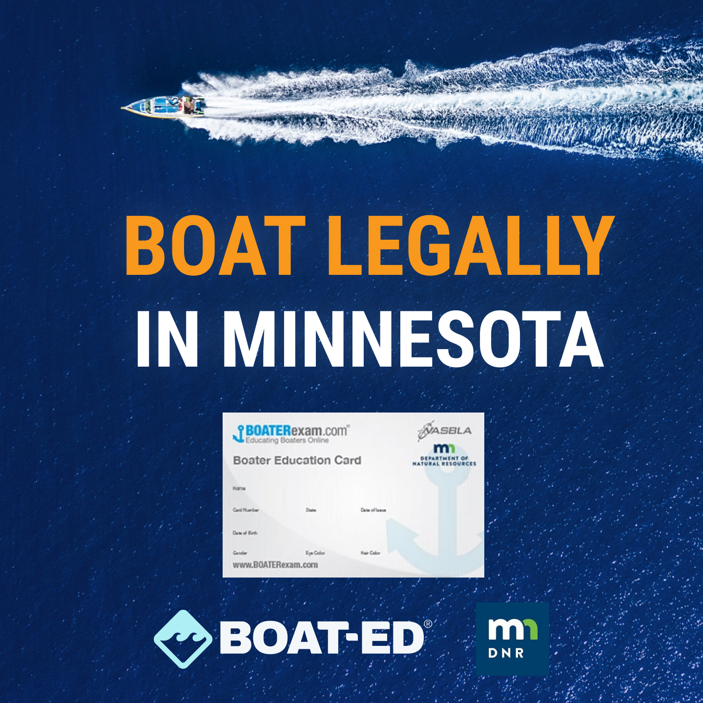 Boat-Ed Facebook ad: Boat Legally in Minnesota, Take the Official Boating…
