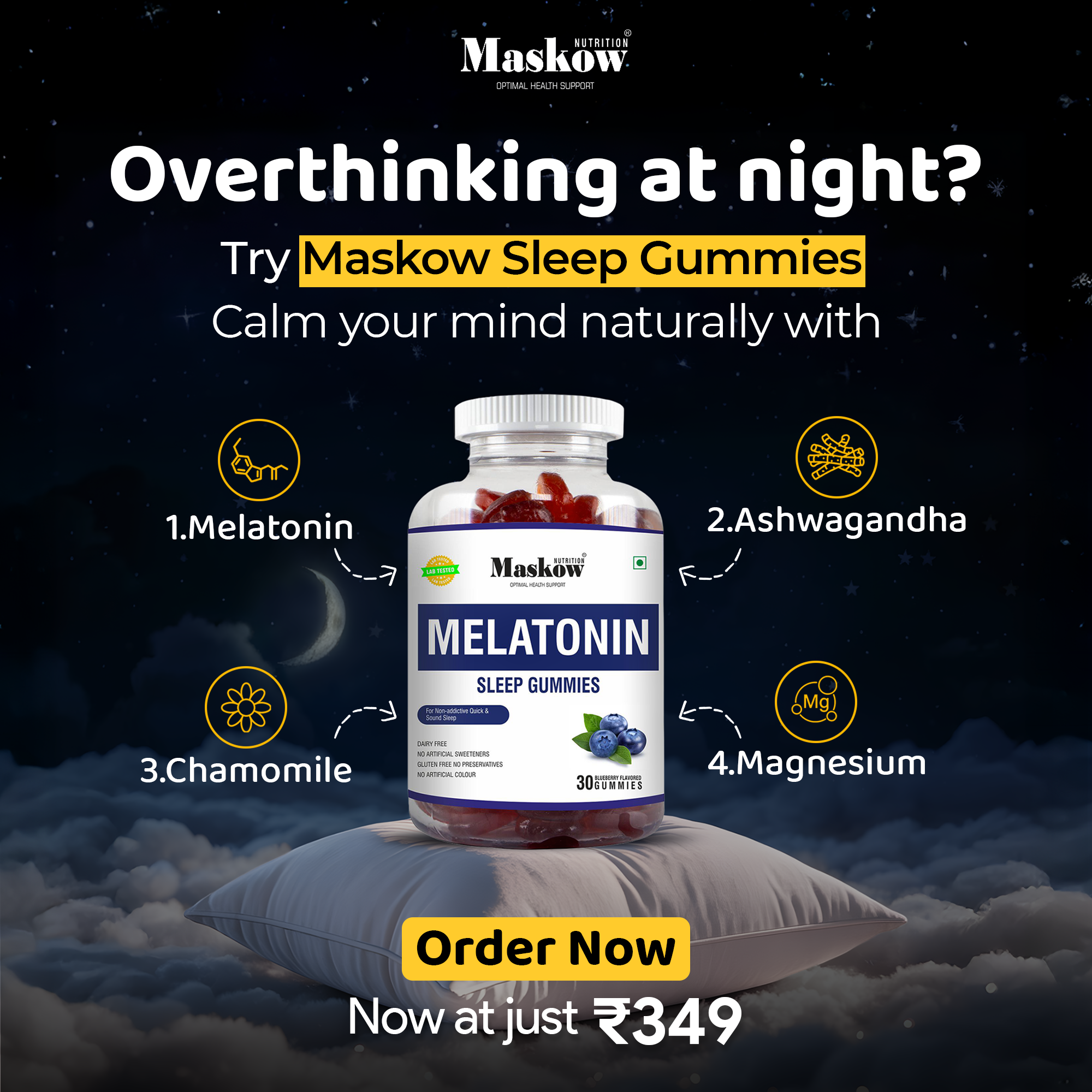 Maskow Gummies Facebook ad
