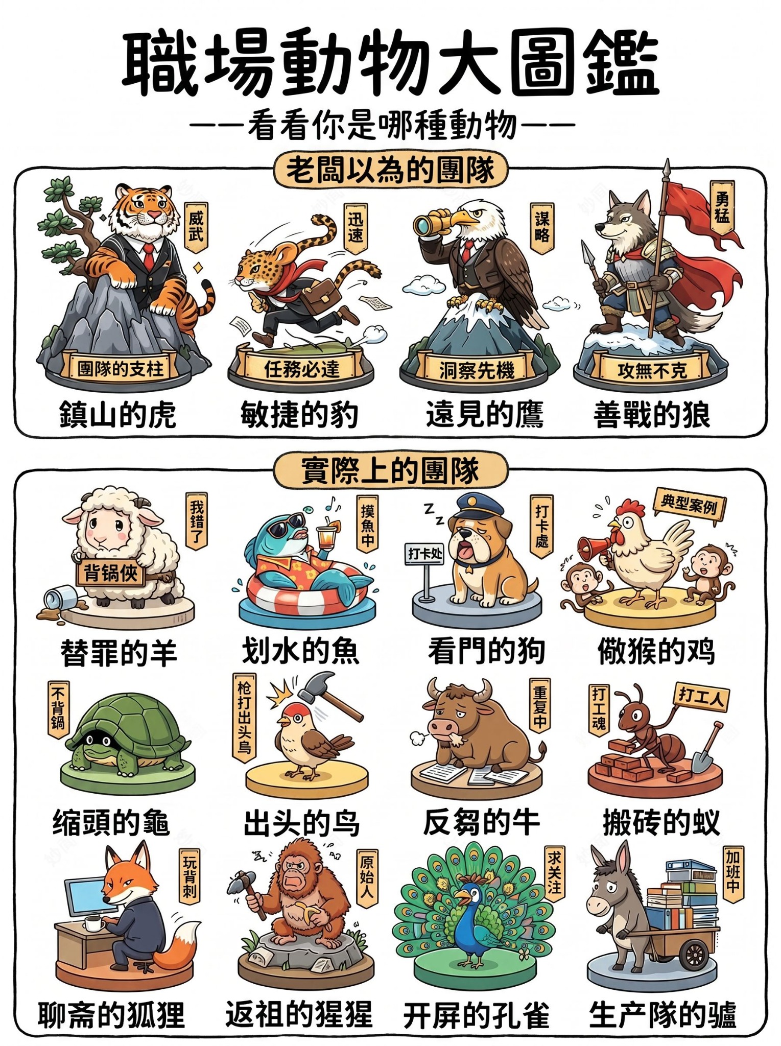 Primal Archetype Facebook ad: 探索你的動物人格:12 種原型解析