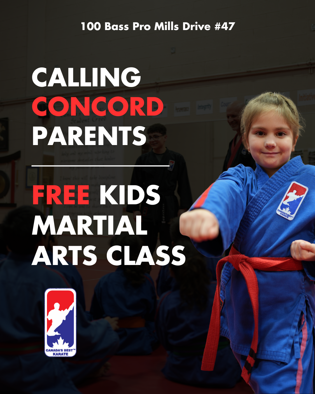 Canada's Best Karate -Vaughan- Facebook ad