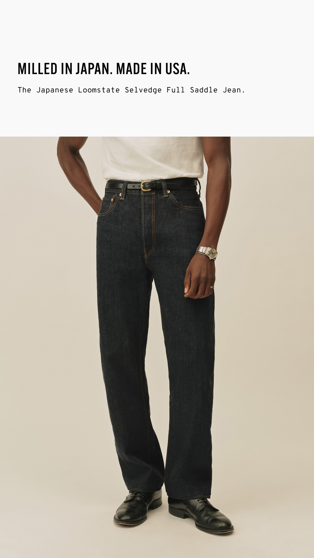 Buck Mason Facebook ad