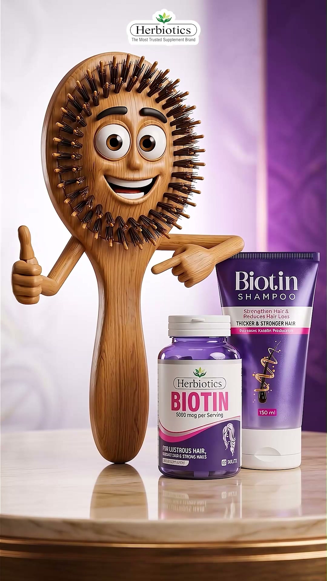 Herbiotics Facebook ad: Free Shampoo Offer