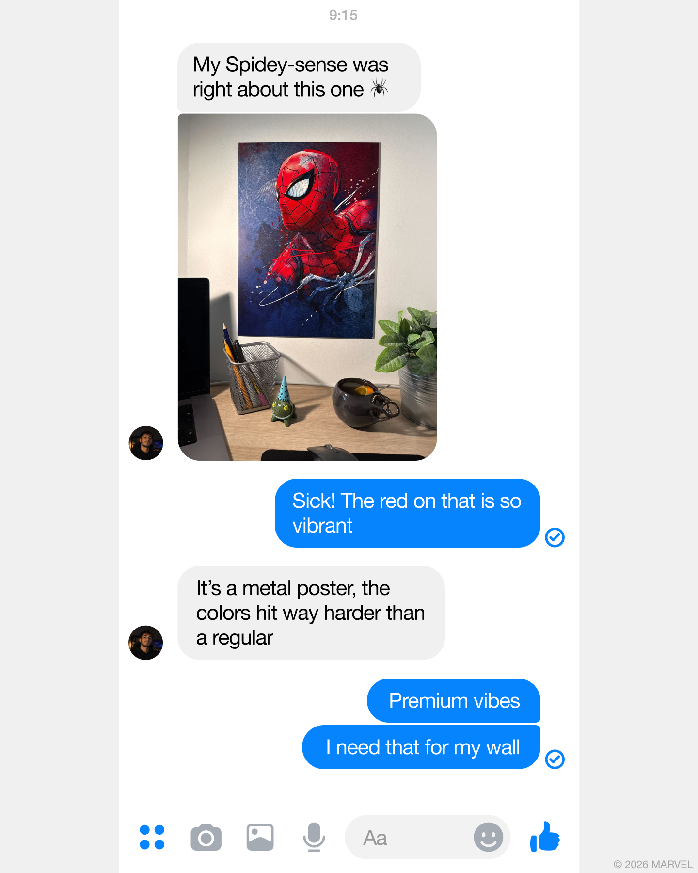 Displate Facebook ad