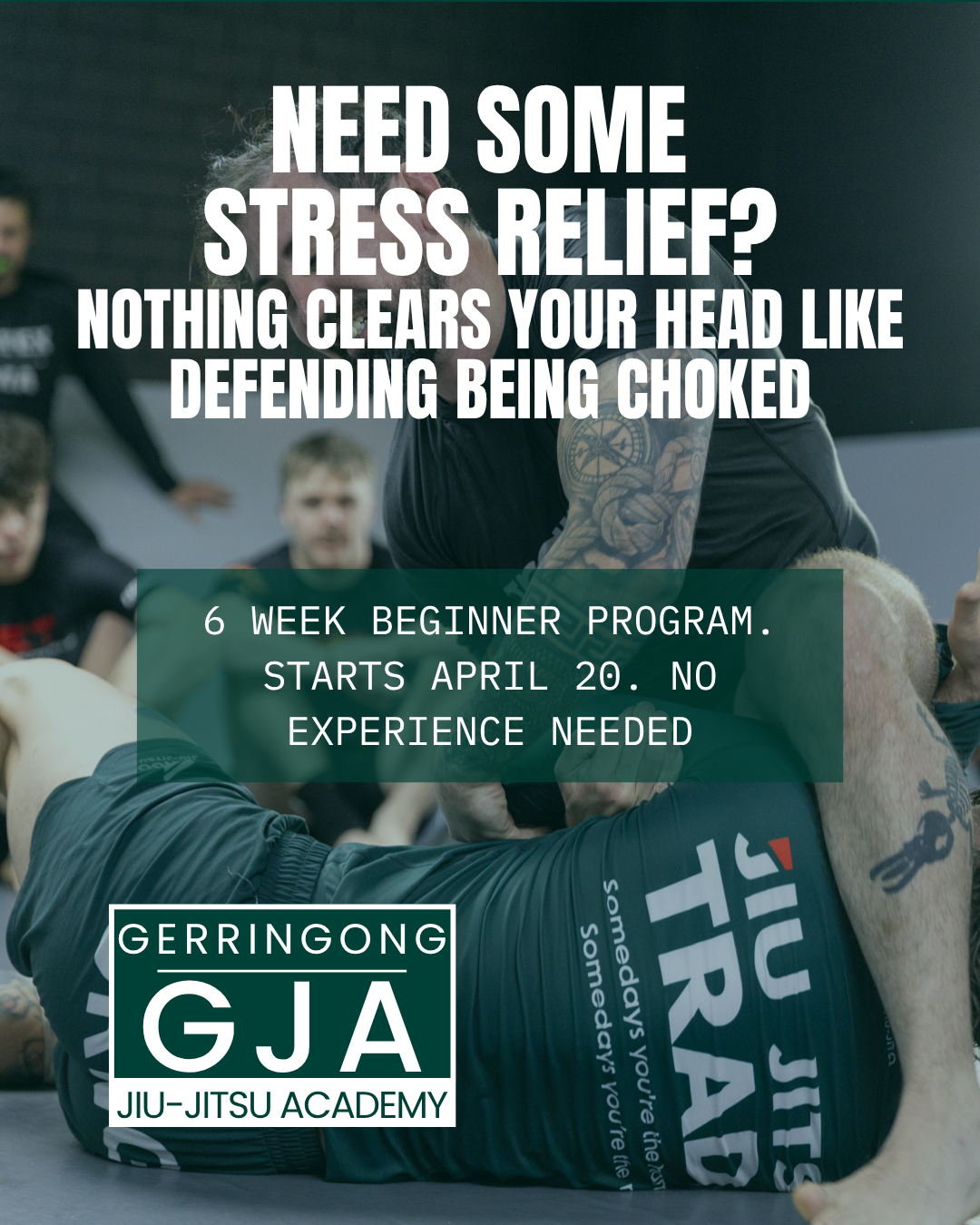 Gerringong Jiu Jitsu Academy Facebook ad from Apr 14, 2026
