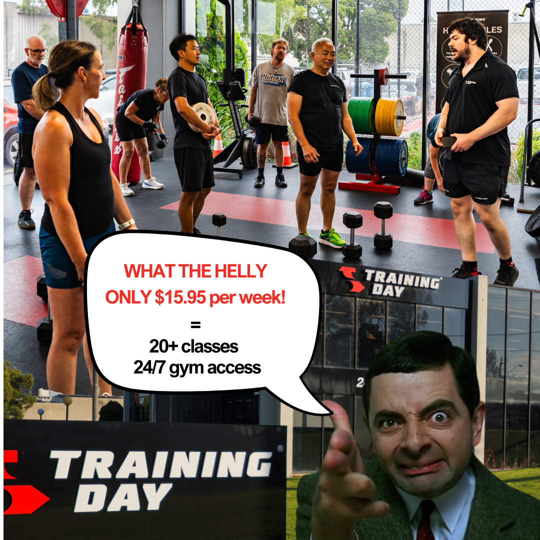 Training Day Gym Scoresby Facebook ad