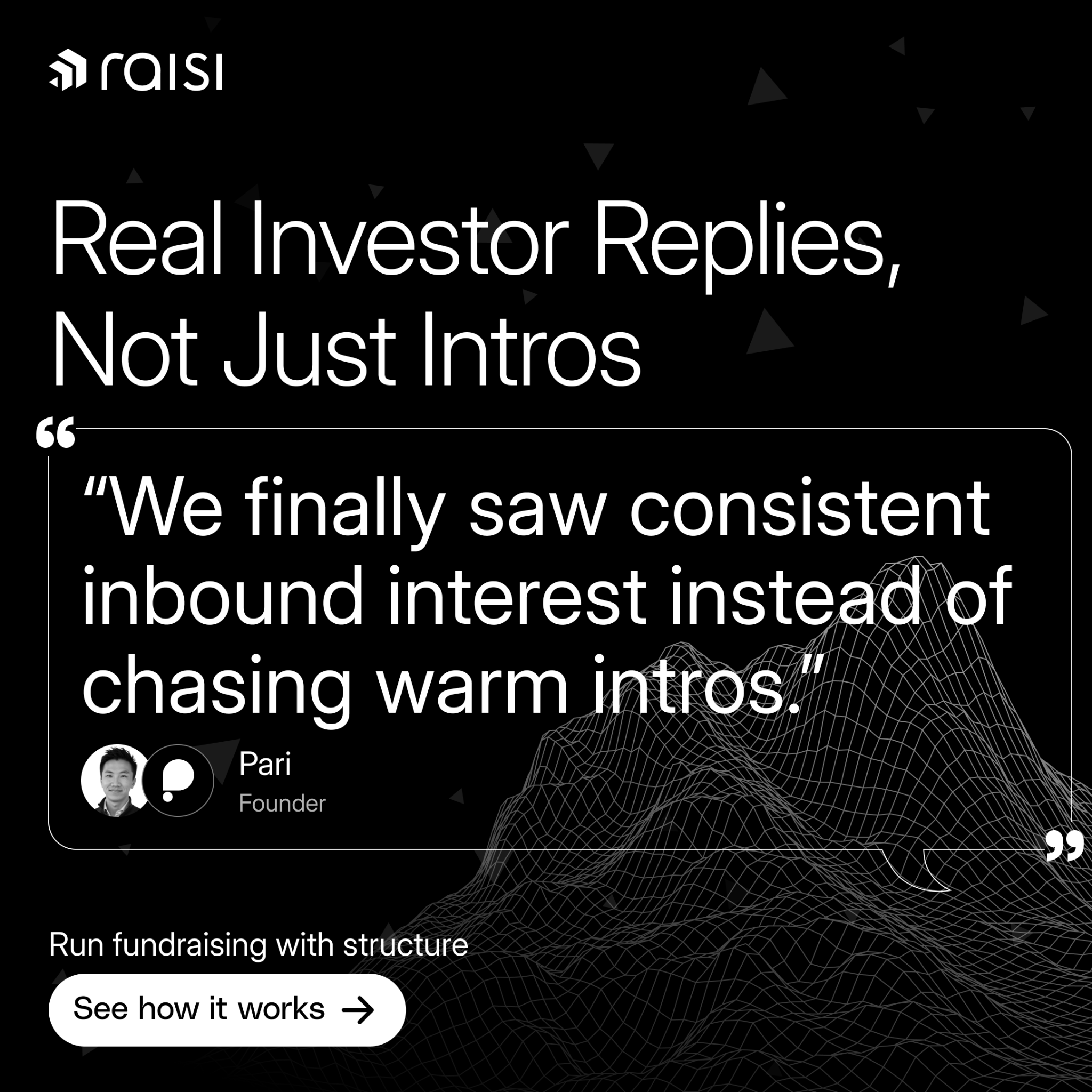 Raisi Facebook ad: Fundraising Superintelligence